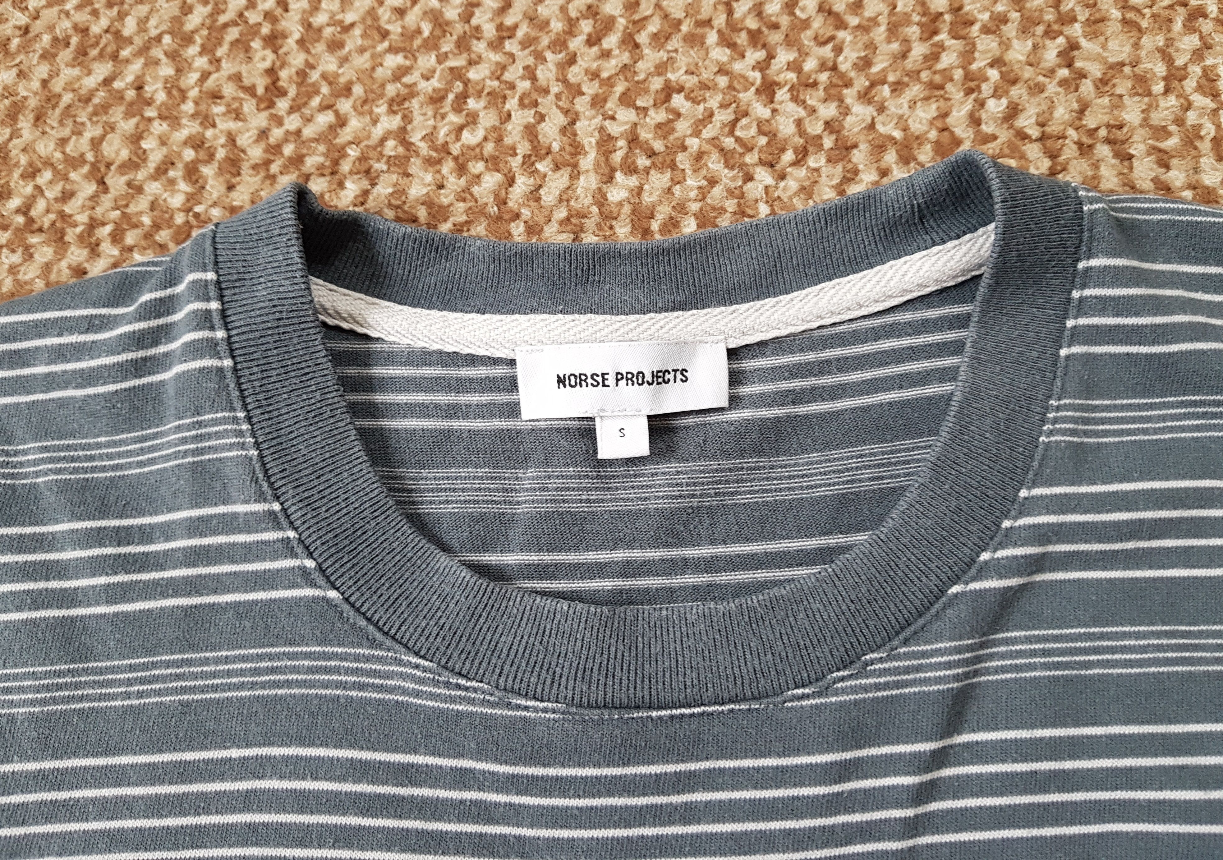 Norse Projects Norse Projects Johannes Collegue Stripes Tee T Shirt Size US S / EU 44-46 / 1 - 3 Thumbnail