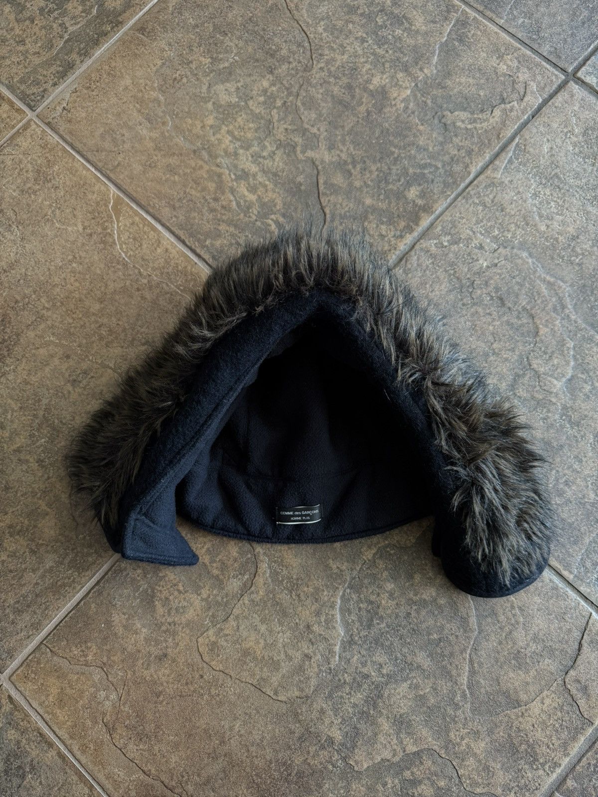 Comme des Garcons Homme Plus Comme des Garçons Fur Eskimo Hood Size ONE SIZE - 4 Thumbnail