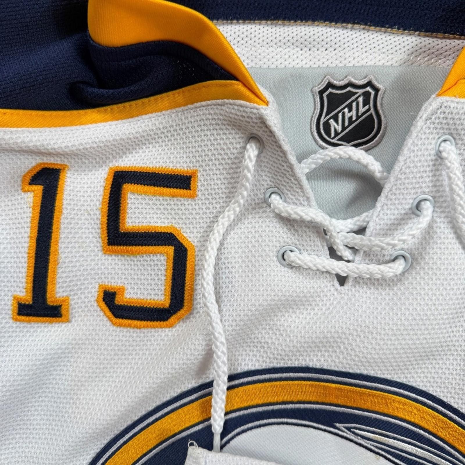 Reebok Buffalo Sabres Jack Eichel Reebok Premier NHL Jersey White Size US XXL / EU 58 / 5 - 10 Thumbnail
