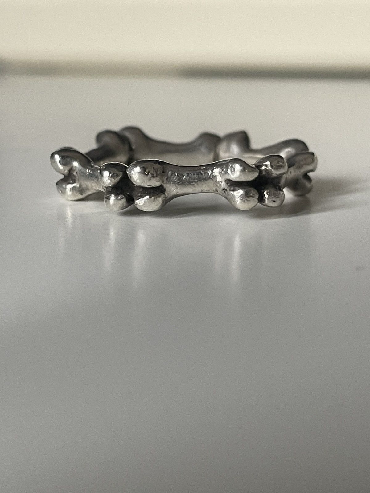 Number (N)ine SS01 Bone Ring Size ONE SIZE - 7 Thumbnail