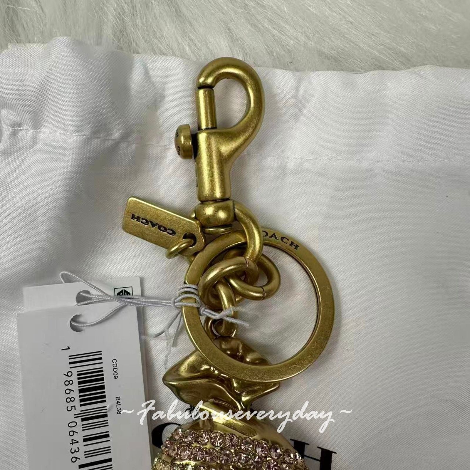 Coach Coach Candy Bag Charm in Brass Multi CDD09 NWT Size ONE SIZE - 6 Thumbnail
