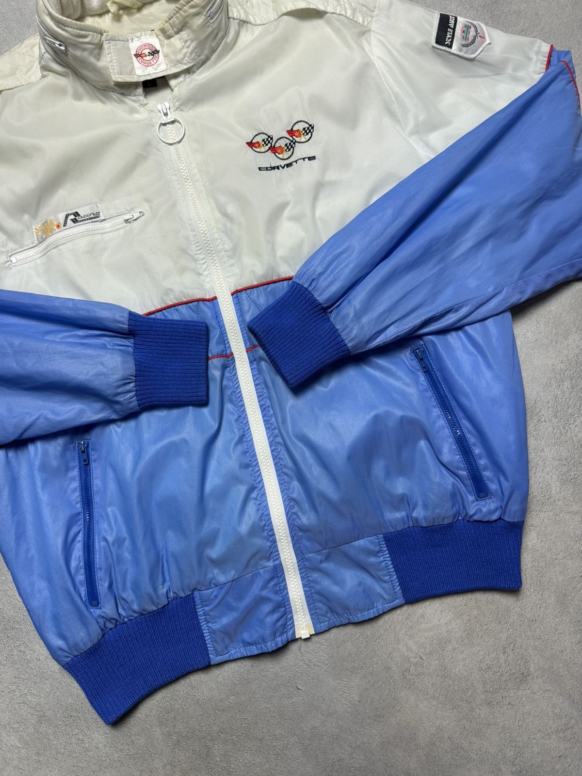 Vintage Corvette Nylon Racing Jacket Style Auto Vintage Rare Size US L / EU 52-54 / 3 - 4 Thumbnail
