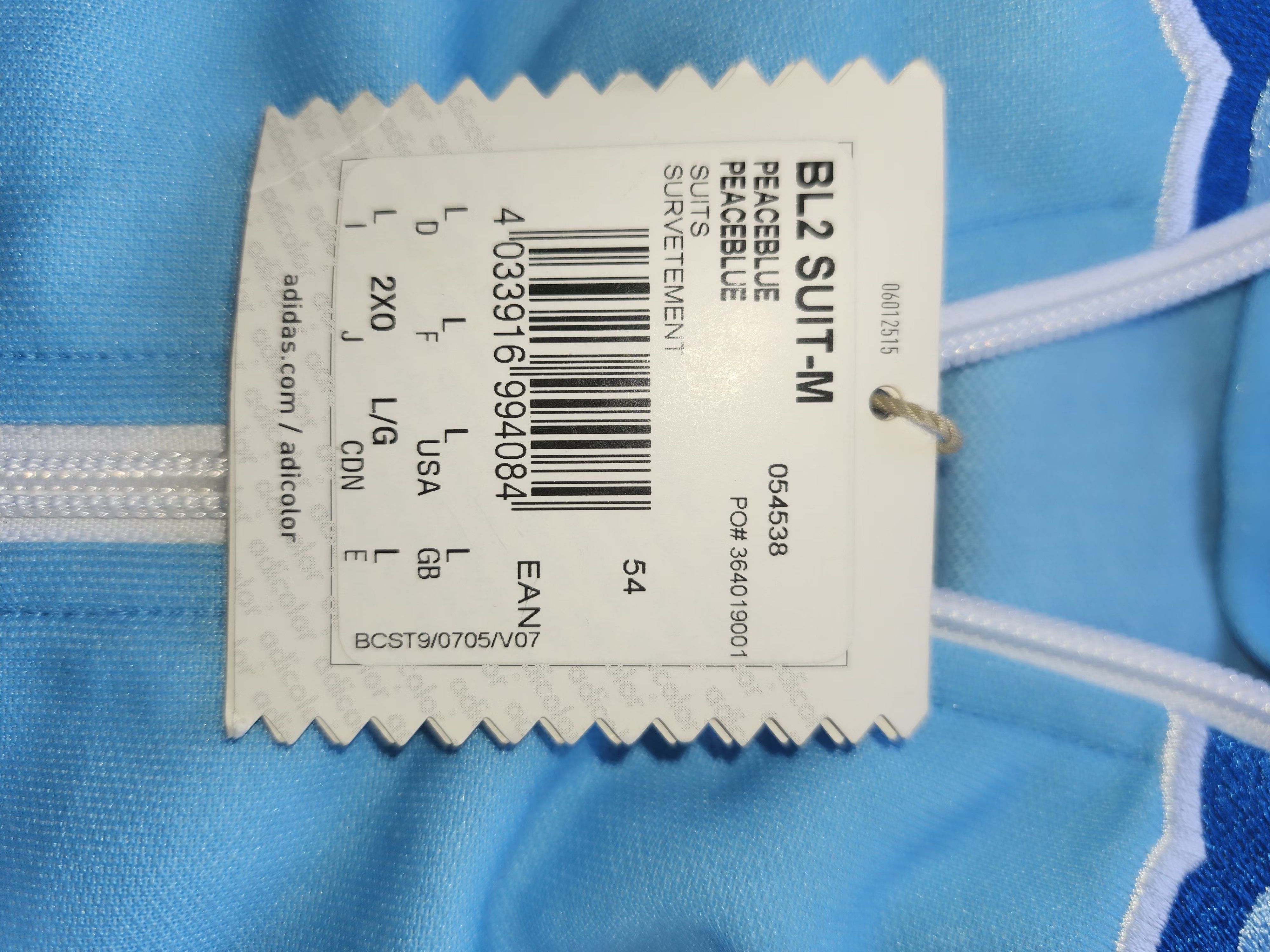 Adidas Cey Adam's Adidas track suit top nwt Size US L / EU 52-54 / 3 - 8 Thumbnail