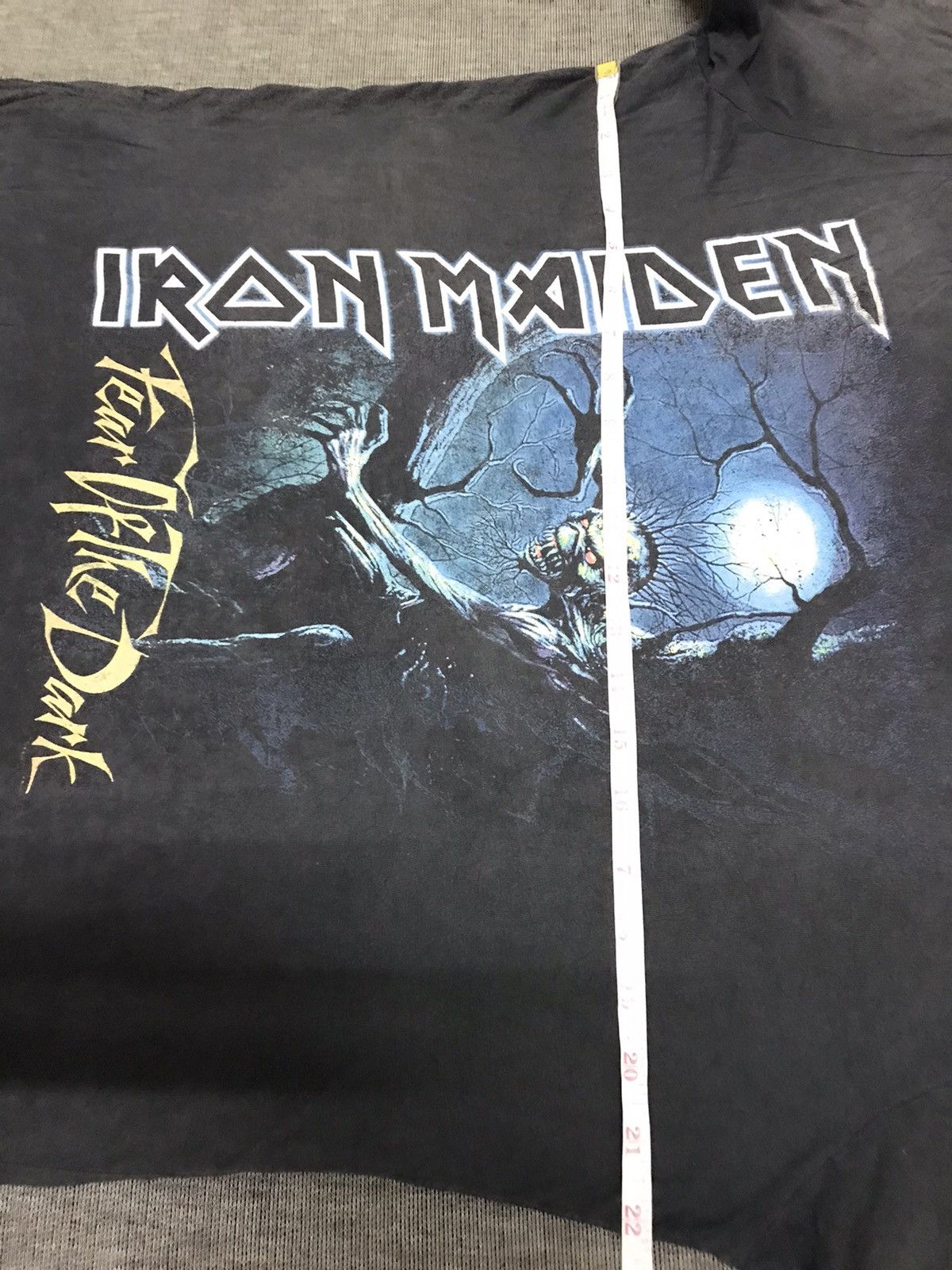 Band Tees × H&M × Iron Maiden Iron Maiden Fear of the Dark Sunfaded Tees Size US M / EU 48-50 / 2 - 8 Thumbnail