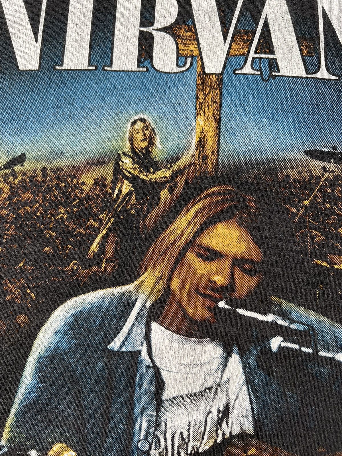 Band Tees Vintage 90s Nirvana Kurt Cobain MTV Unplugged Boot Size US L / EU 52-54 / 3 - 6 Thumbnail