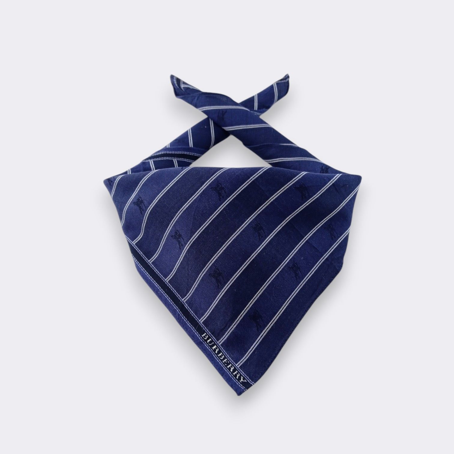 Burberry Vintage Burberry Handkerchief Neckerchief Bandana H517I Size ONE SIZE - 1 Thumbnail