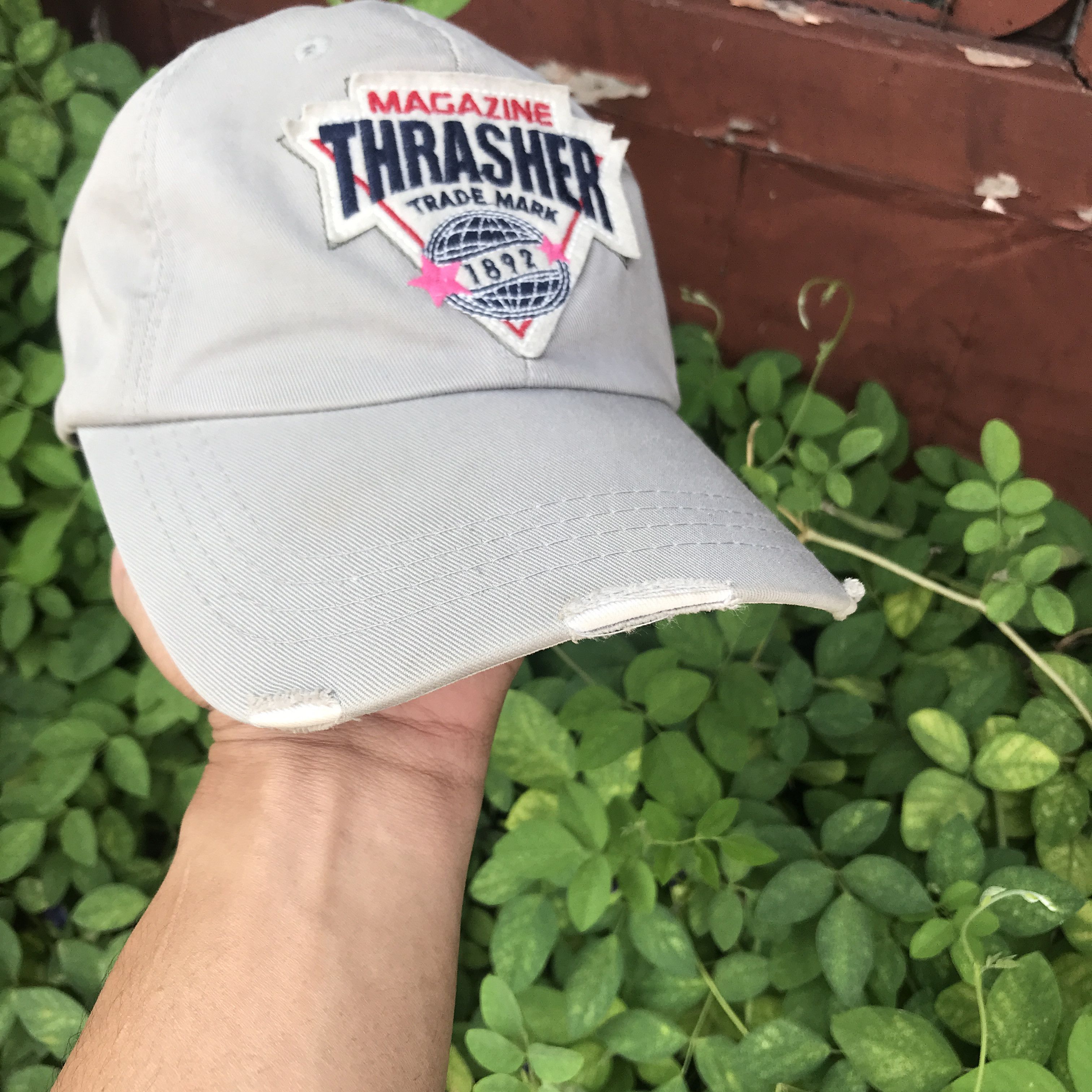 Thrasher VINTAGE THRASHER MAGAZINE TRADE MARK 1892 DISTRESSED CAP Size ONE SIZE - 3 Thumbnail