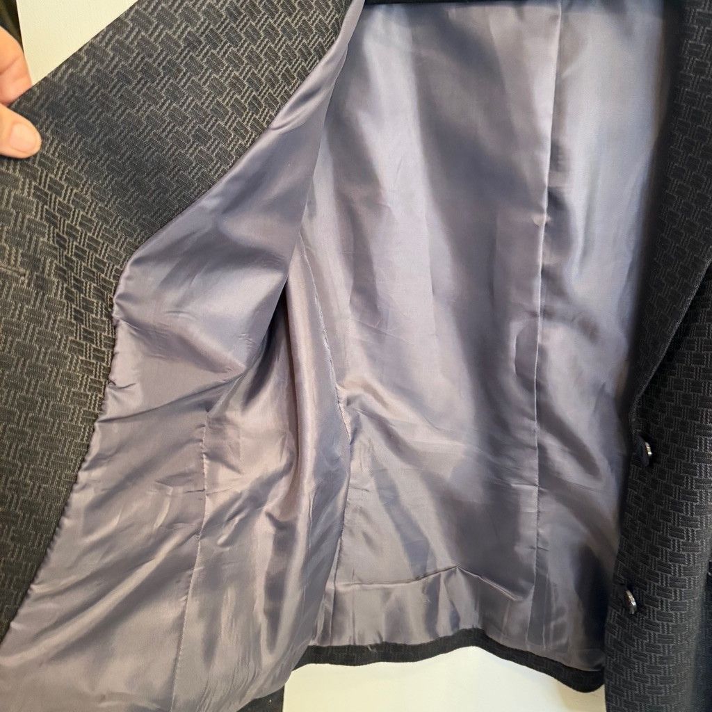Elie Tahari Women's Tahari Blazer Size 8 Gray Size M / US 6-8 / IT 42-44 - 12 Thumbnail