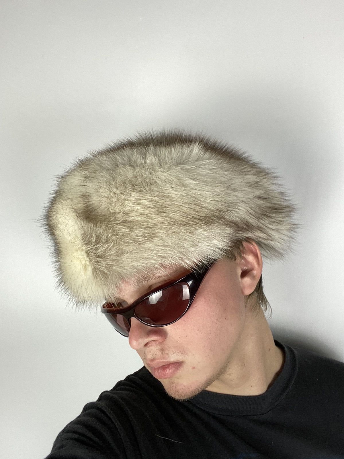 Hysteric Glamour × Japanese Brand Y2K American Vintage Fuzzy Hat Mohair Ushanka Beauty Beast Size ONE SIZE - 1 Thumbnail
