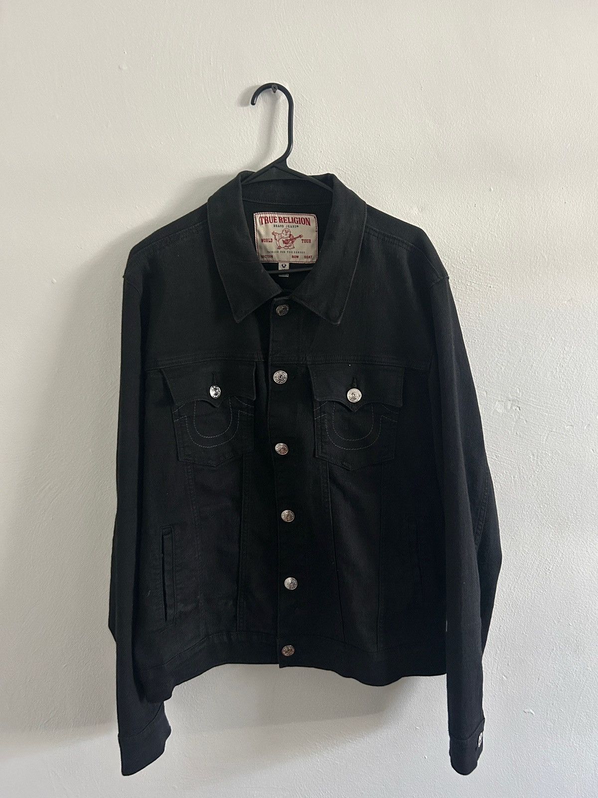 Designer × True Religion Black True Religion Denim Jacket Size US L / EU 52-54 / 3 - 1 Thumbnail