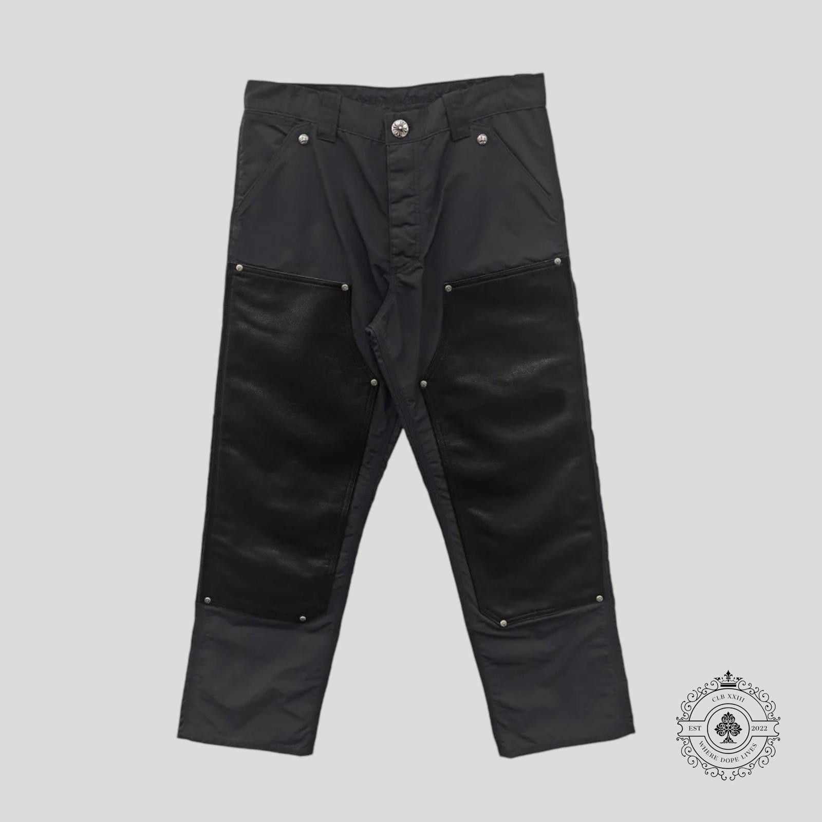 Chrome Hearts Nylon Double Knee Carpenter Pants in Black