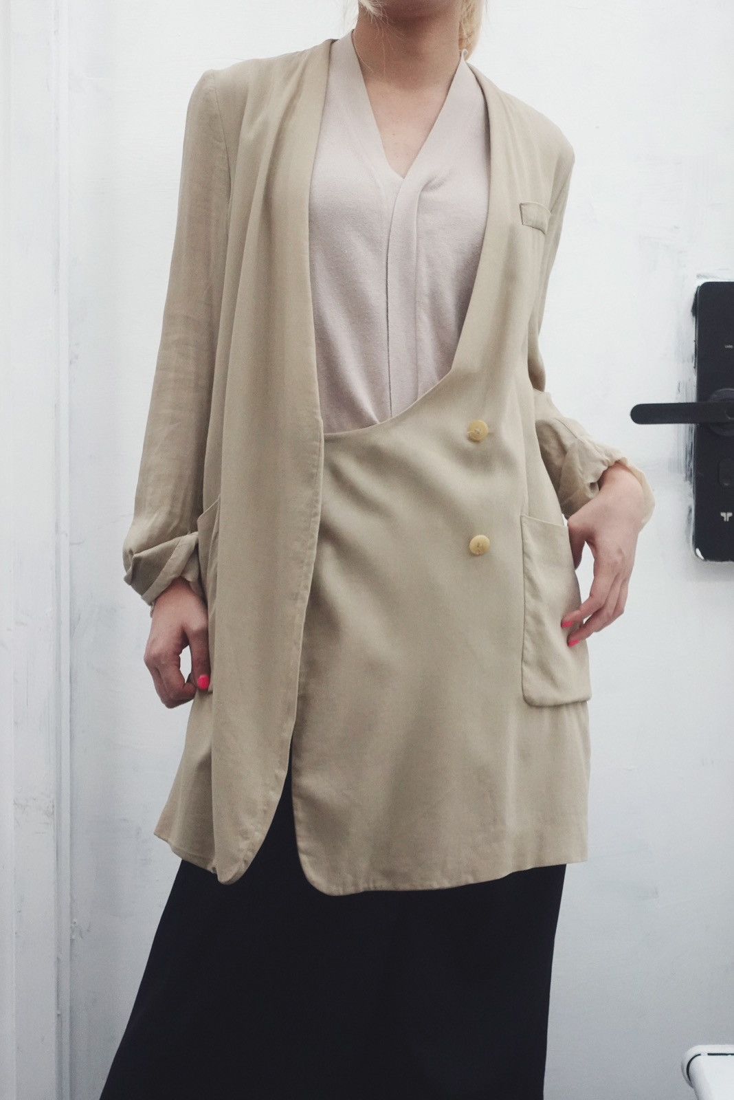 Maison Margiela Maison Martin Margiela｜SS2011 Lightweight Collarless Coat Size S / US 4 / IT 40 - 2 Thumbnail