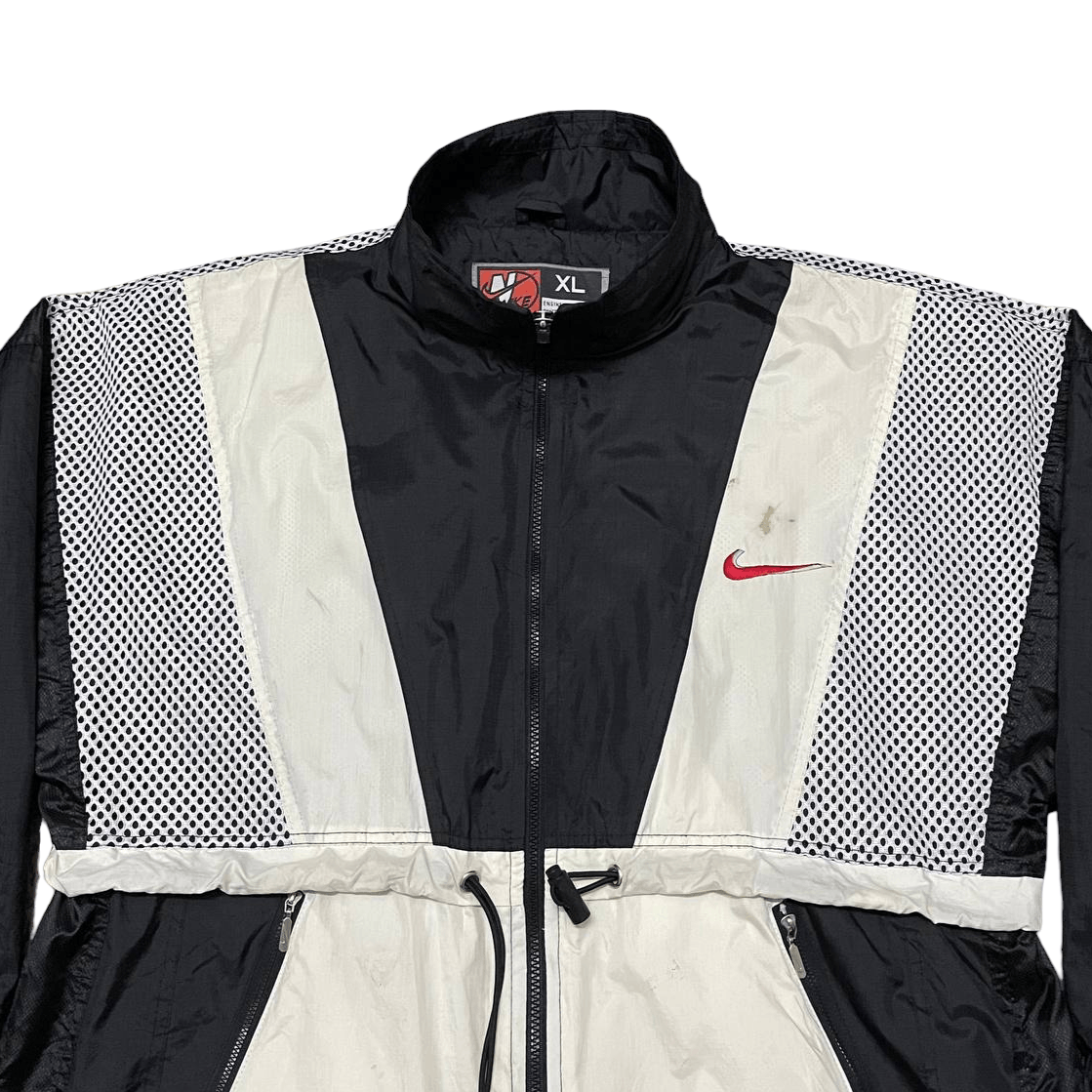 Nike Vintage 90's Nike Big Swoosh Spellout Embroidery Jacket Size US XL / EU 56 / 4 - 5 Thumbnail