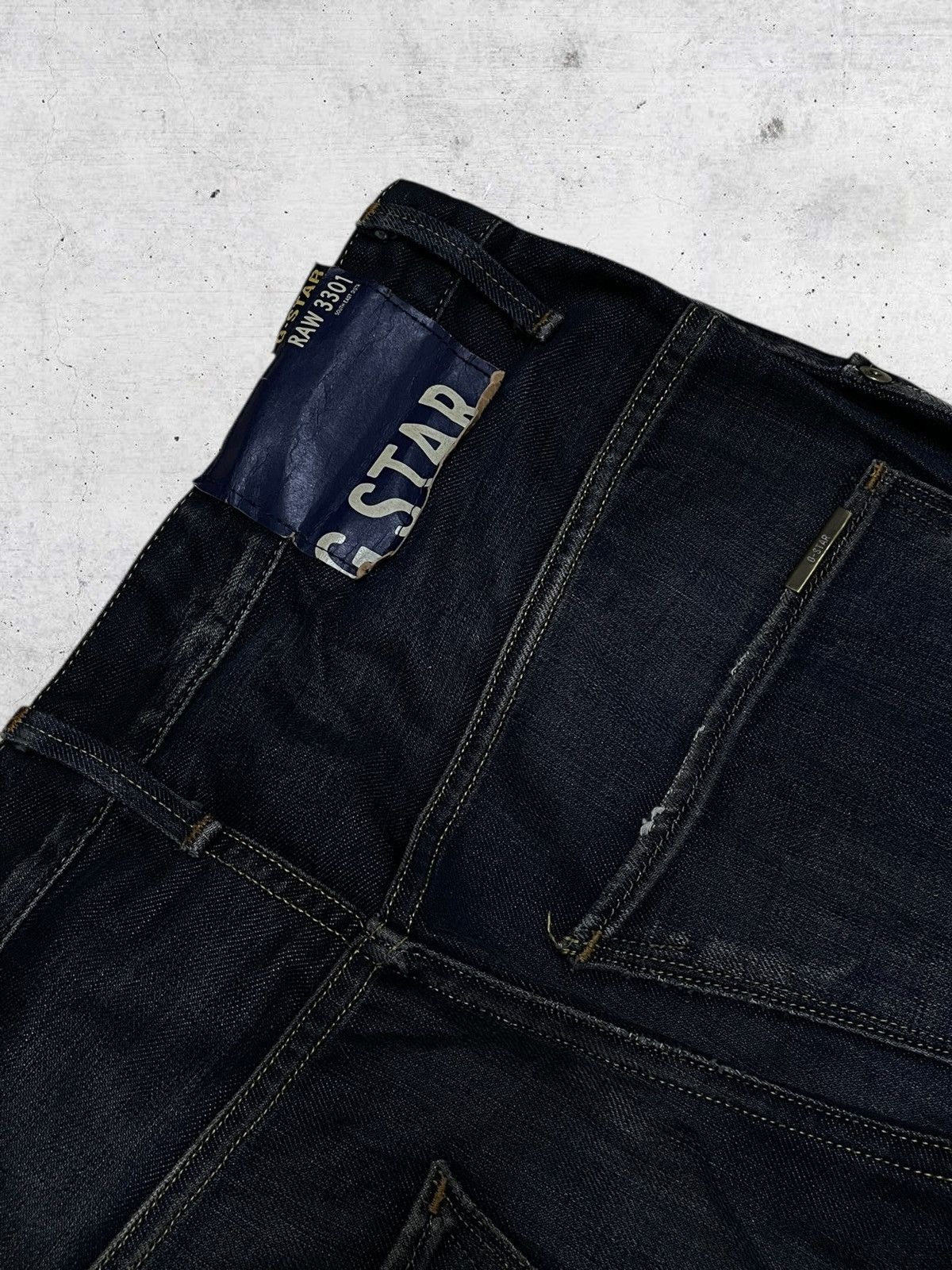 G-Star VINTAGE G-STAR RAW 90S ORIGINAL DESIGNER LOOSE TAPERED DENIM Size US 32 / EU 48 - 12 Thumbnail