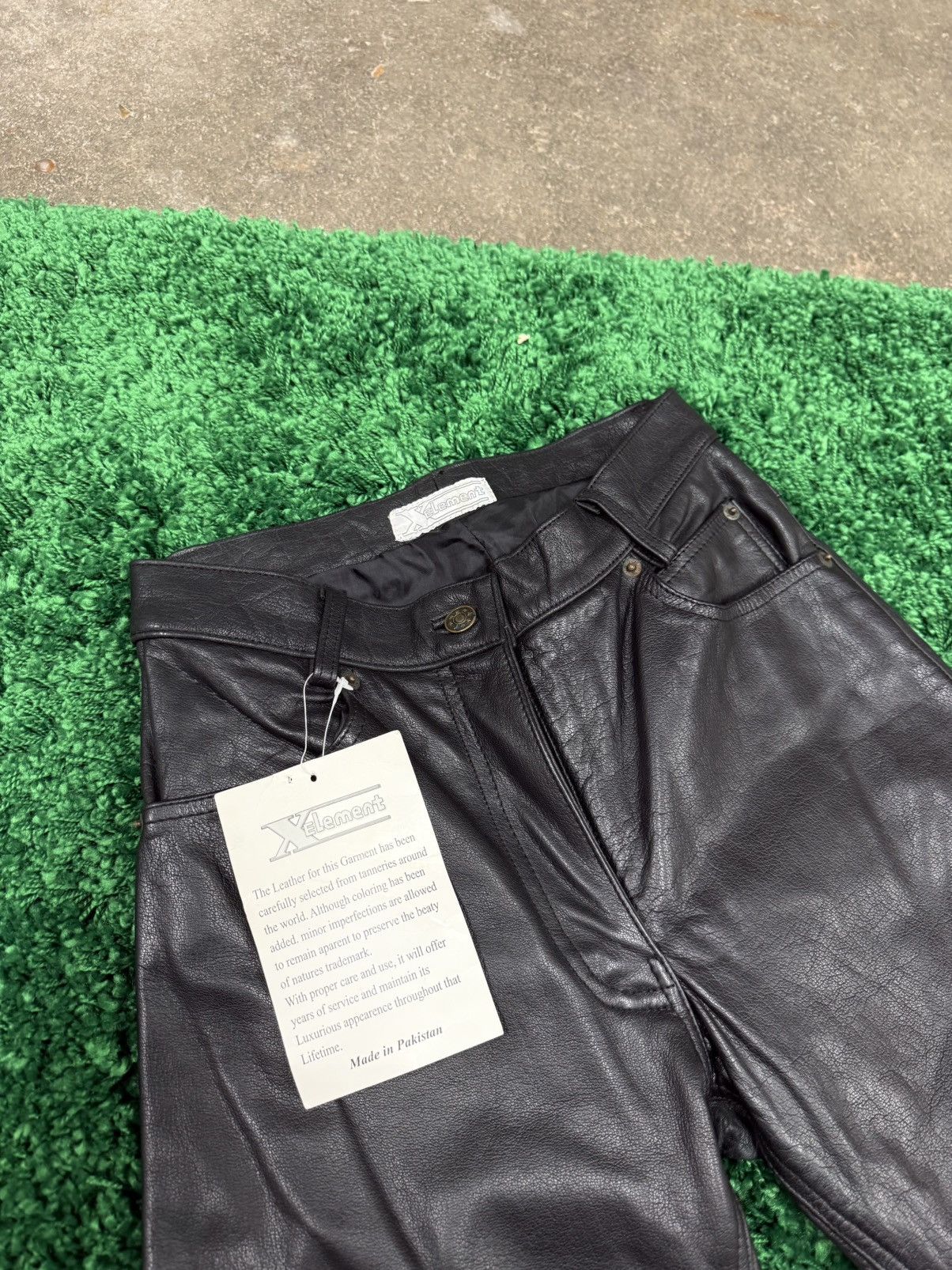 Vintage AMAZING Vintage Leather Pants Sz. 6 Biker Jean Size 28" / US 6 / IT 42 - 3 Thumbnail