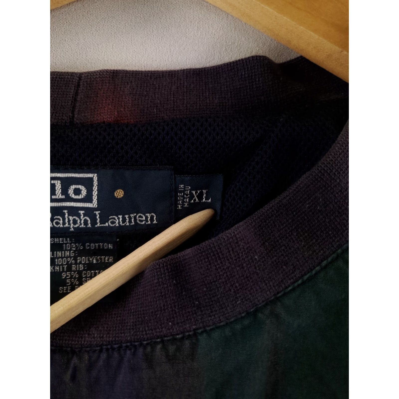 Polo Ralph Lauren Polo Ralph Lauren Jacket Pullover Golf Striped Crest Mens XL Blue Gray Green Size US XL / EU 56 / 4 - 4 Thumbnail