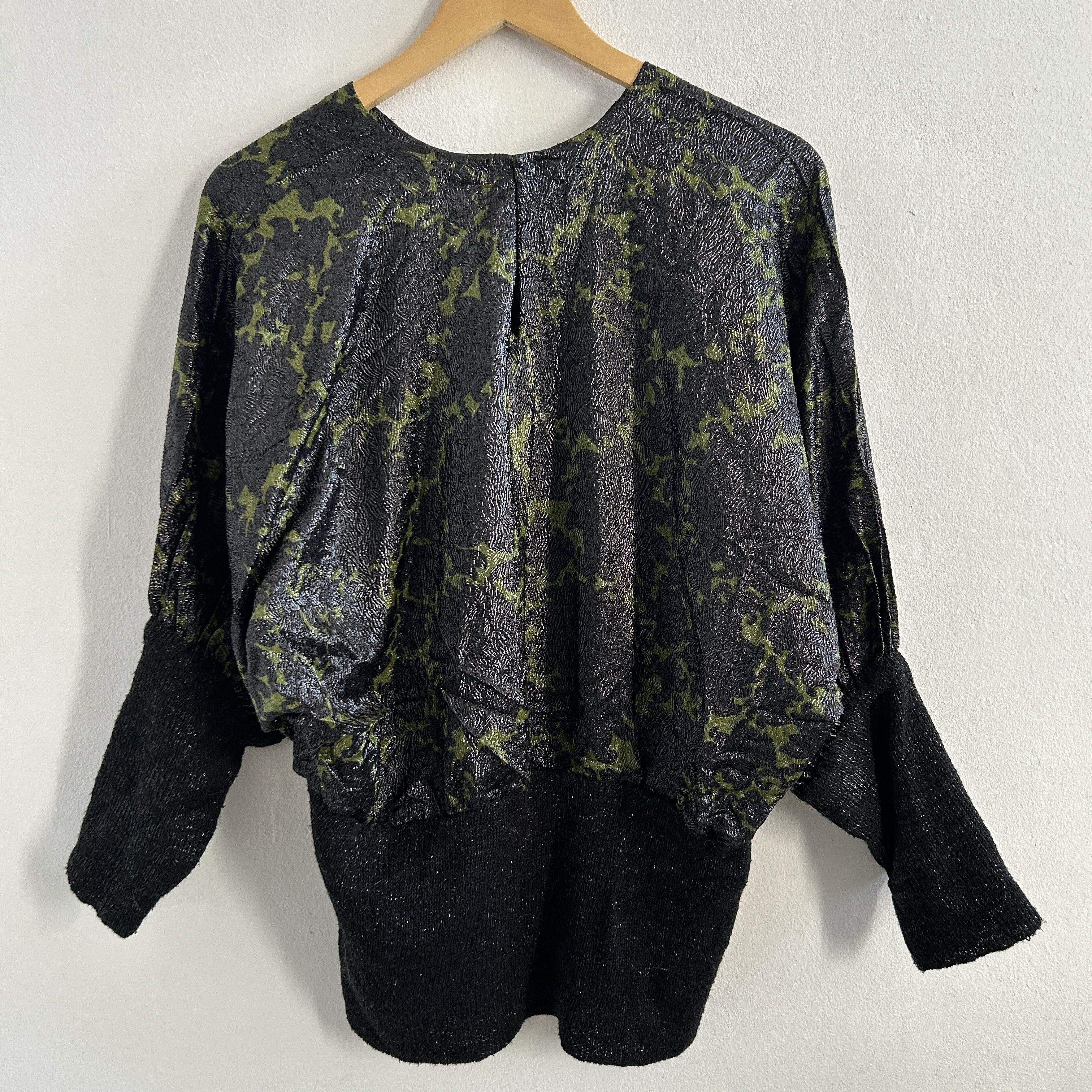 Vintage Vintage 80s Batwing Sparkle Blouse Size ONE SIZE - 9 Thumbnail