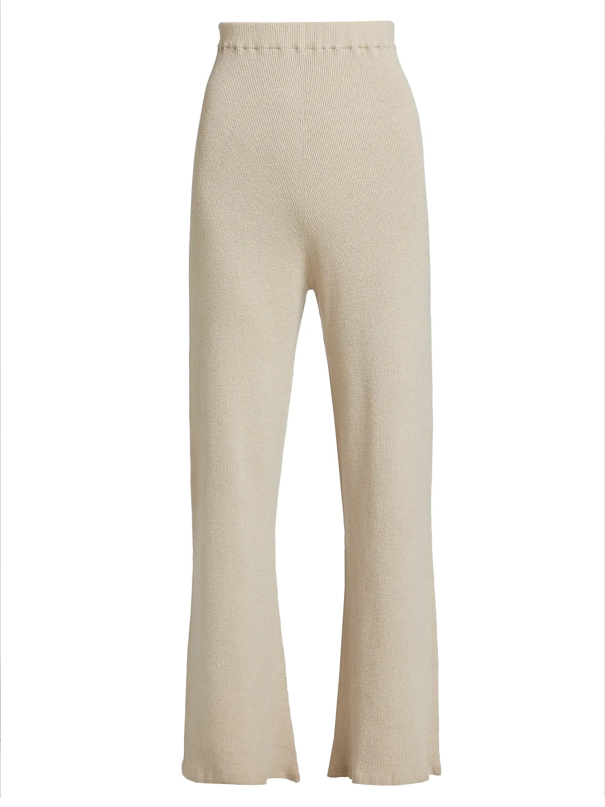 $895 The Elder Statesman Delicash Oatmeal Flare Pant