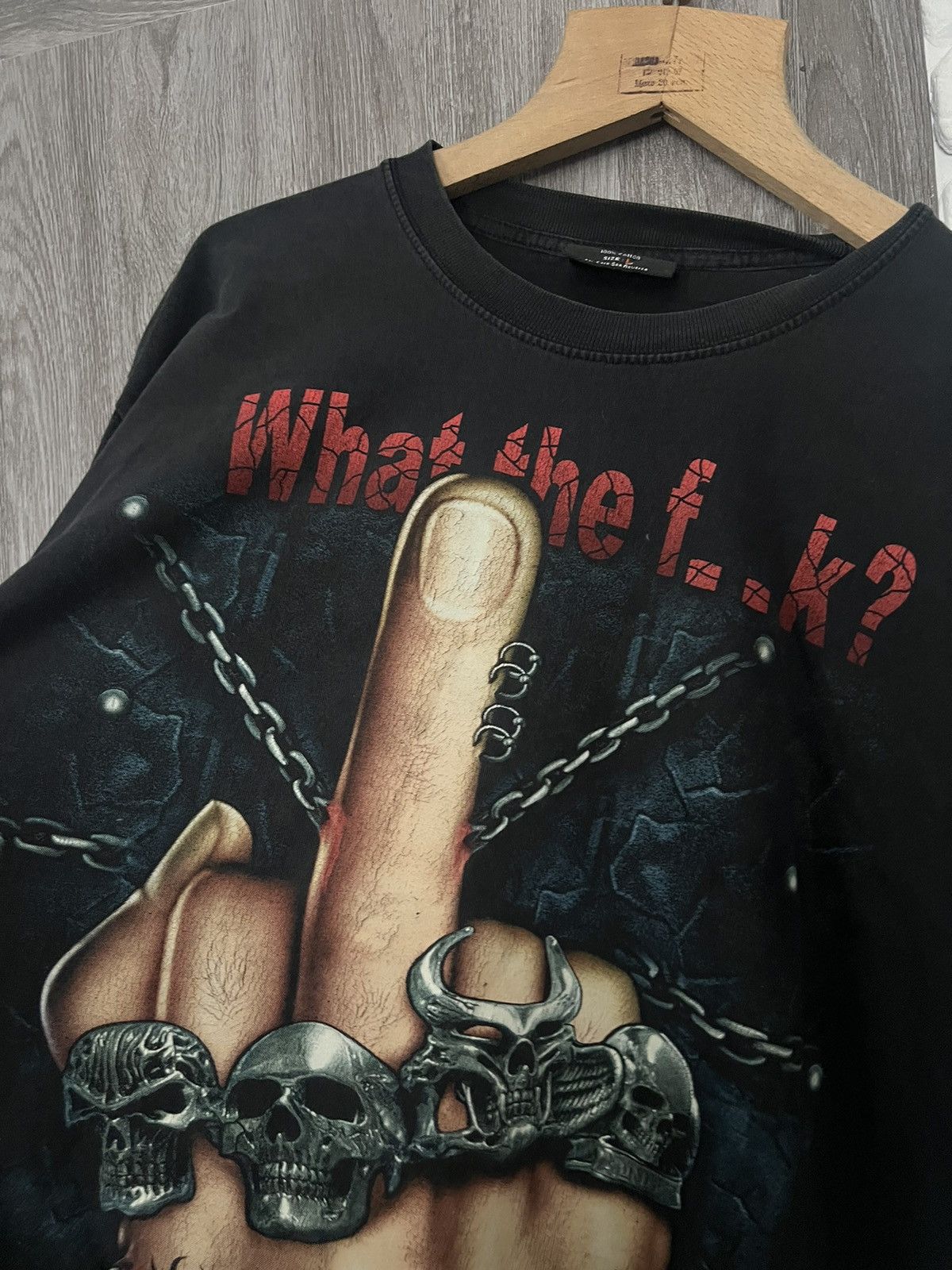 Band Tees × Vintage Rock chang t shirt band tees rock what fuck Size US L / EU 52-54 / 3 - 4 Thumbnail