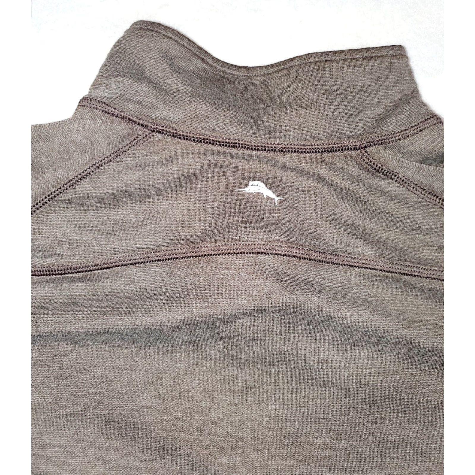 Tommy Bahama Tommy Bahama Shirt Jacket Mens Large Gray 1/4 Zip Pullover Long Sleeve Mock Neck Shirt Jacket Mens Large Gray 1/4 Zip Pullover Long Sleeve Mock Neck Size US L / EU 52-54 / 3 - 6 Thumbnail