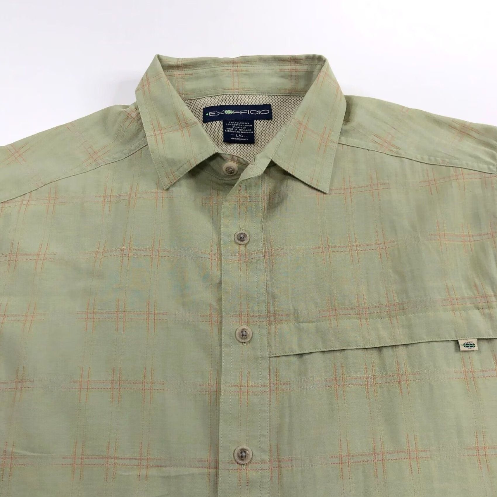 ExOfficio ExOfficio Large SS Button Vented Camp Hiking Fishing Trek Trail Outdoor Shirt Size US L / EU 52-54 / 3 - 2 Thumbnail