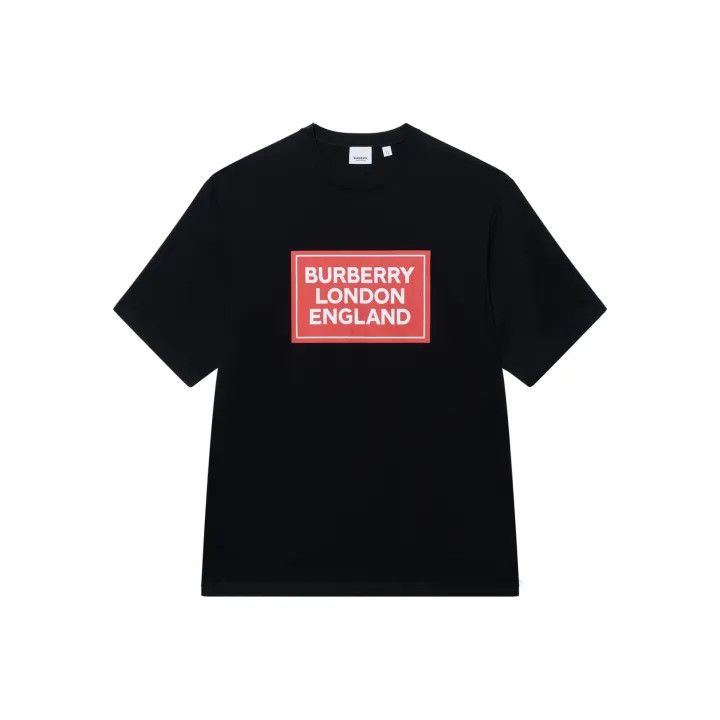 Burberry Burberry Black Graphic Print Short Sleeve Tee Size US S / EU 44-46 / 1 - 1 Thumbnail