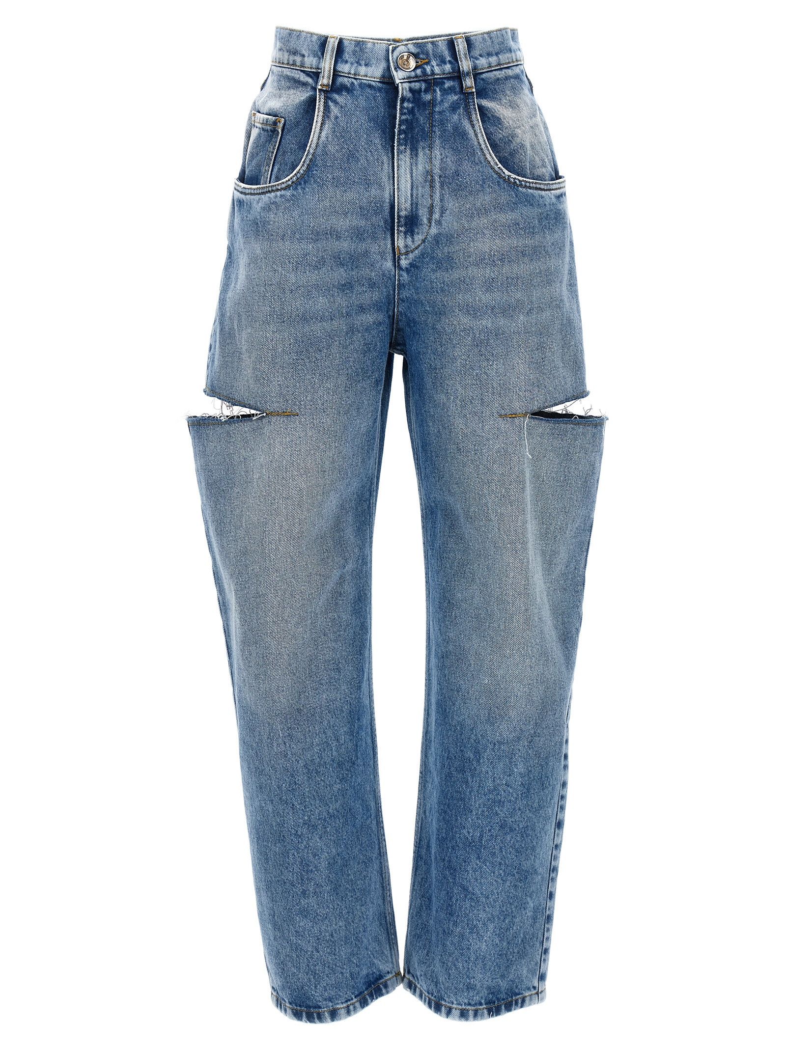 Maison Margiela Cut-Out Jeans Size 26" / US 2 / IT 38 - 1 Thumbnail
