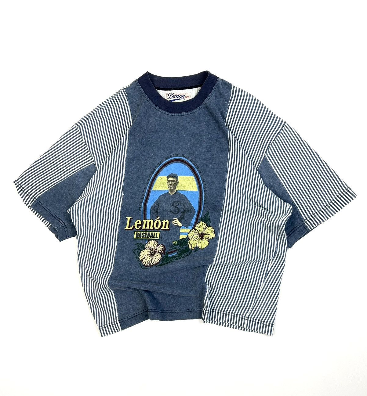 Vintage Rare Vintage 80-90s Lemon Baseball Tee Red Sox NY Yankees Size US S / EU 44-46 / 1 - 1 Thumbnail