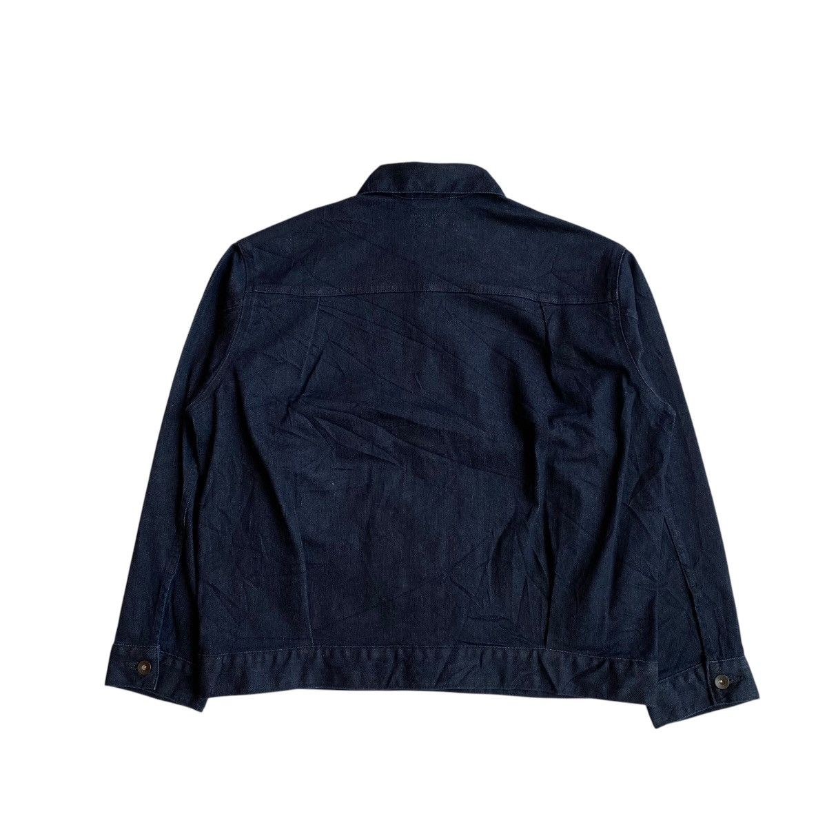 Japanese Brand × Uniqlo Uniqlo Blue Indigo Type I Denim Jacket Size US M / EU 48-50 / 2 - 2 Thumbnail