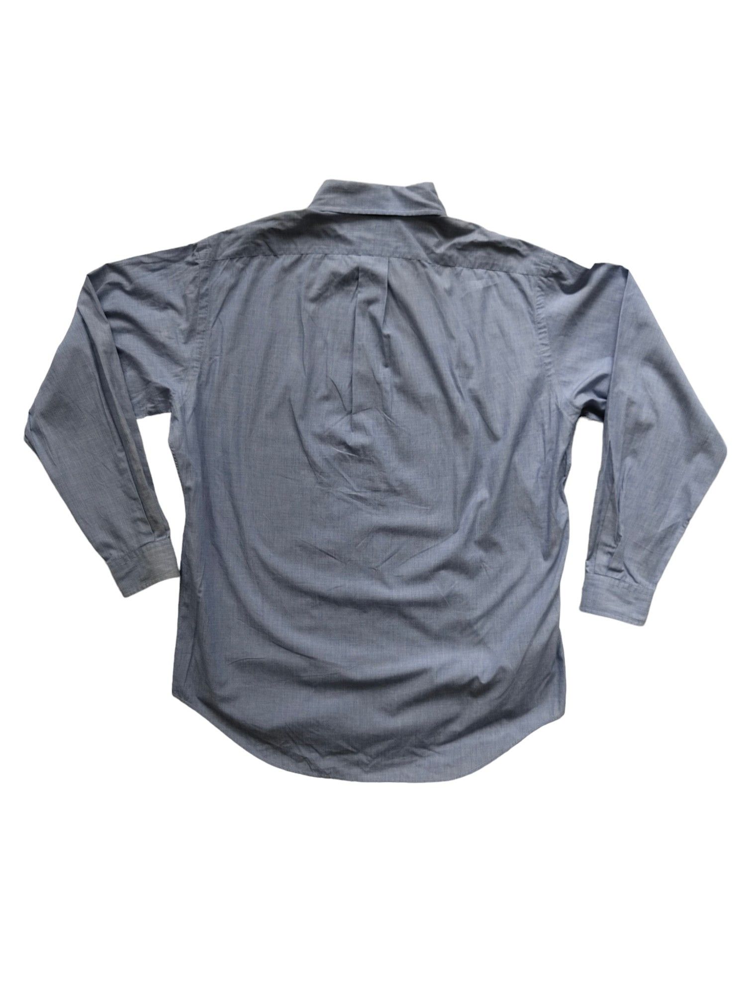 Ralph Lauren Ralph Lauren Blue Classic Long Sleeves Shirt Size US M / EU 48-50 / 2 - 2 Thumbnail
