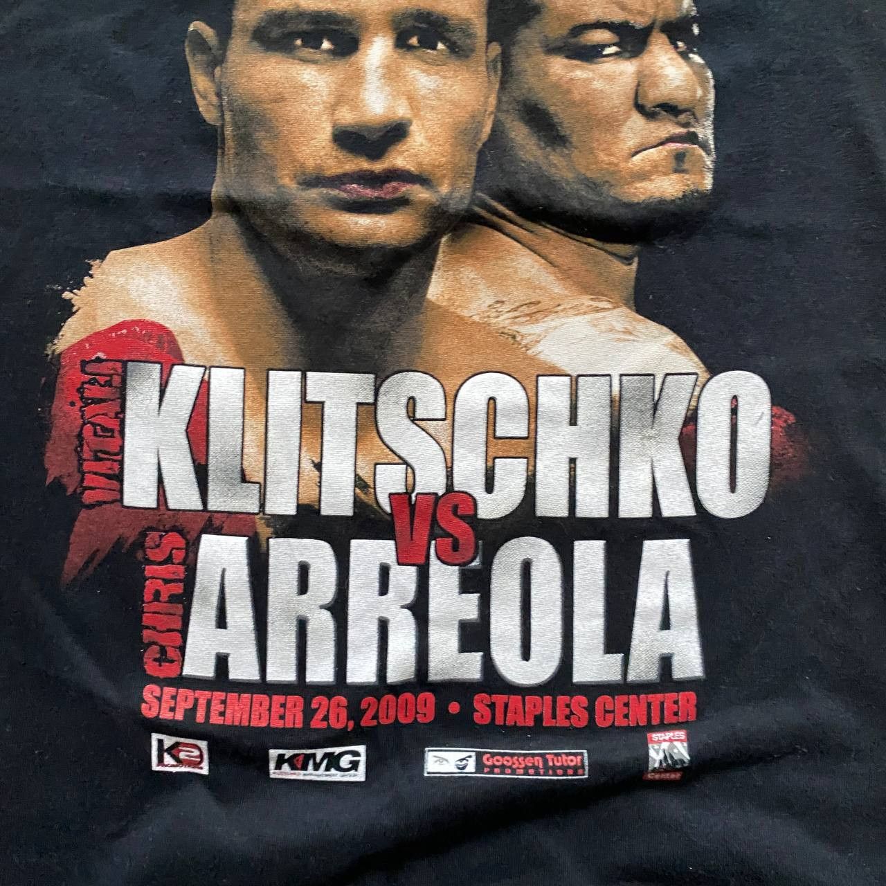 Band Tees × Rap Tees × Vintage VINTAGE Y2K KLITSCHKO VS AREOLLA WBS K2 RARE T SHIRT 166 Size US L / EU 52-54 / 3 - 3 Thumbnail