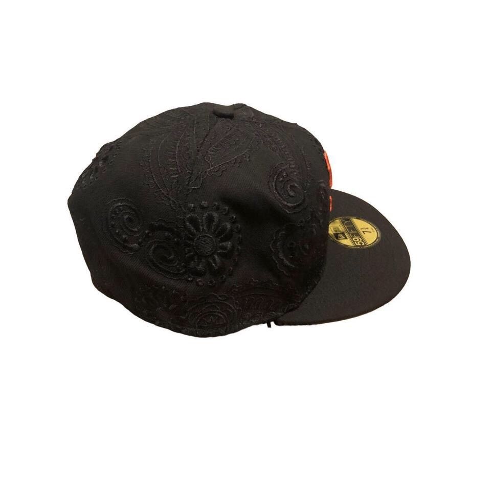 New Era New Era San Francisco Giants Swirl Black Fitted Hat 7 3/4 Size ONE SIZE - 2 Thumbnail