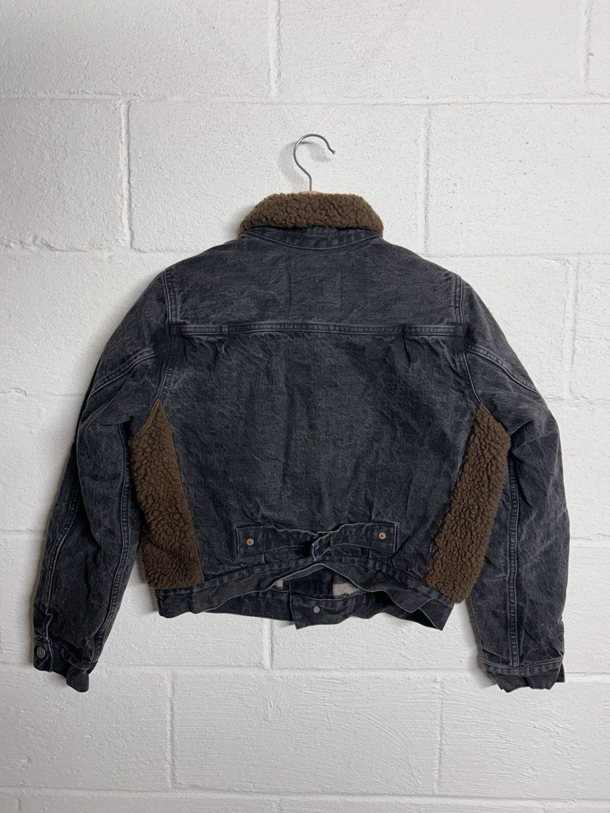 RRL Ralph Lauren RRL Ralph Lauren Faux Grizzly Fleece Denim Shearling Jacket Size S / US 4 / IT 40 - 5 Thumbnail