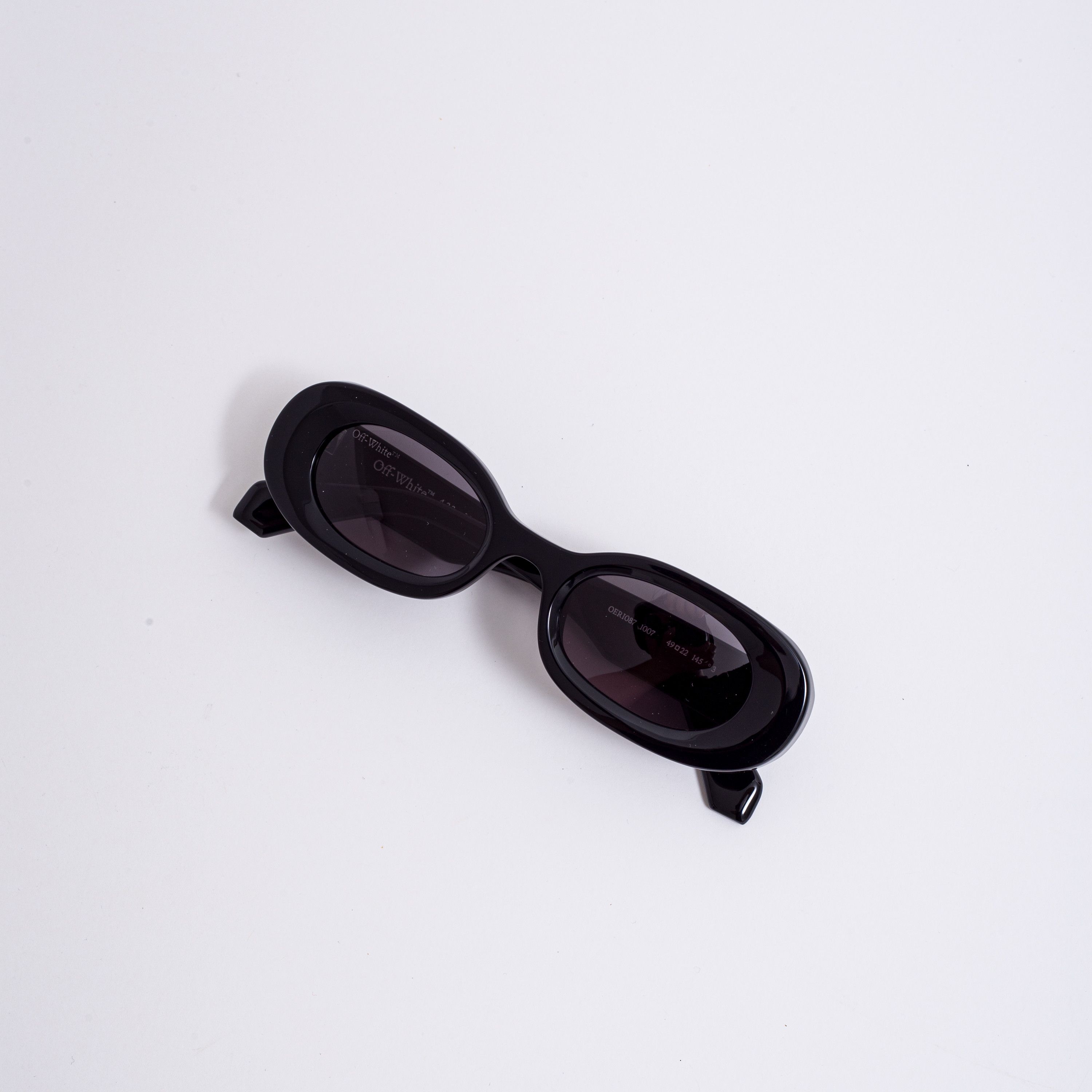 Off-White OFF WHITE Amalfi Oval-Frame Sunglasses BLACK Size ONE SIZE - 7 Thumbnail