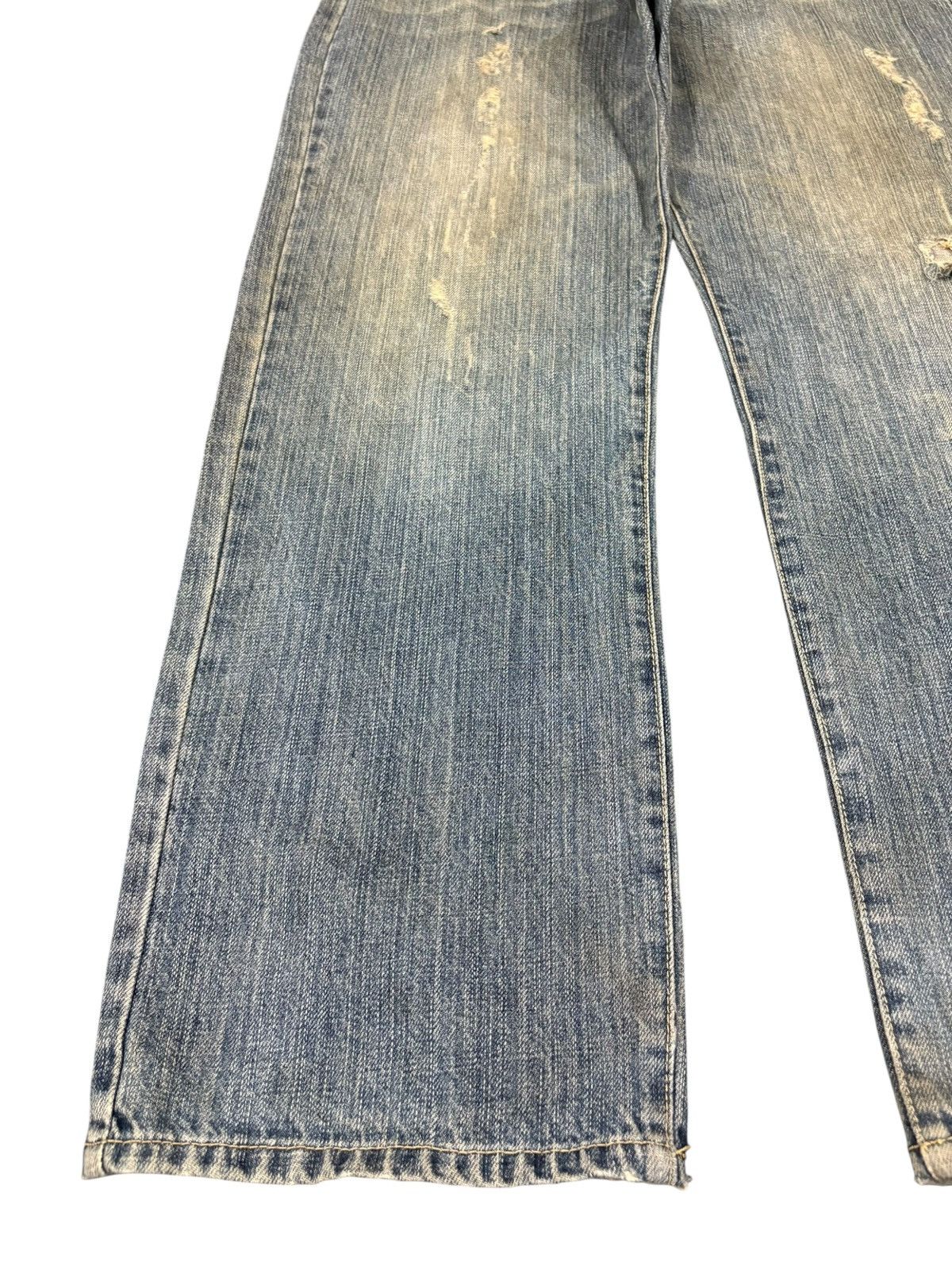 Japanese Brand Vintage Japanese Brand Mud Wash Distressed Loose Baggy Jeans Size US 32 / EU 48 - 6 Thumbnail