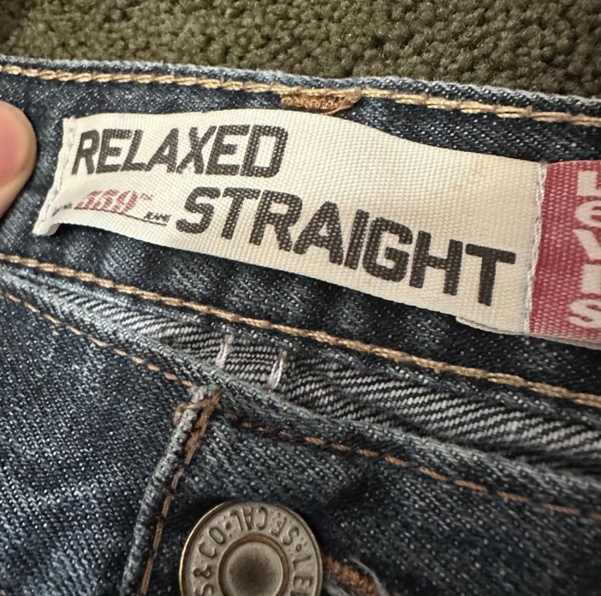 Levi's Levi's 559 Relaxed Straight leg jeans Dark Blue Size US 36 / EU 52 - 3 Thumbnail