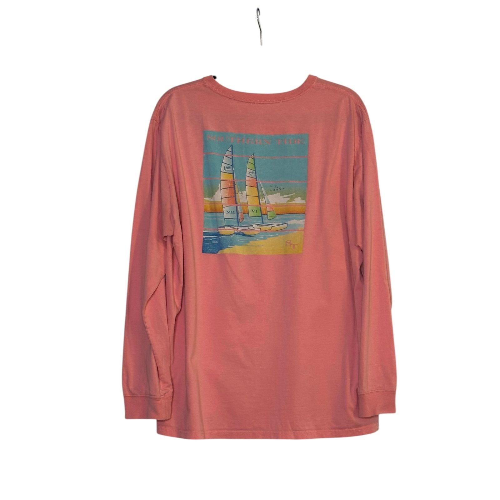 Southern Tide Southern Tide pink graphic long sleeves t shirt size XL Size US XL / EU 56 / 4 - 9 Thumbnail