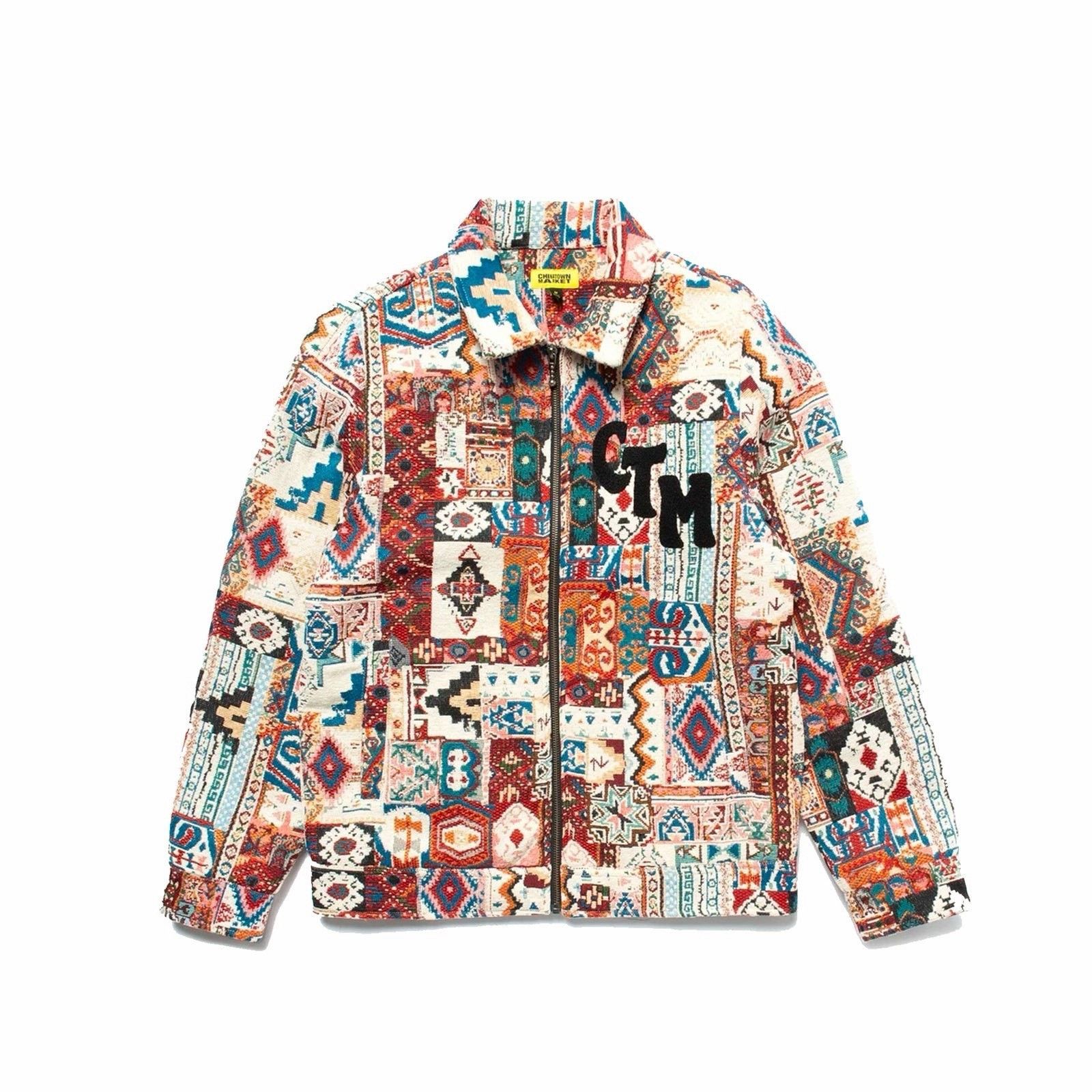 Market Chinatown Market Canvas Tapestry Patchwork Work Jacket Size US M / EU 48-50 / 2 - 1 Thumbnail