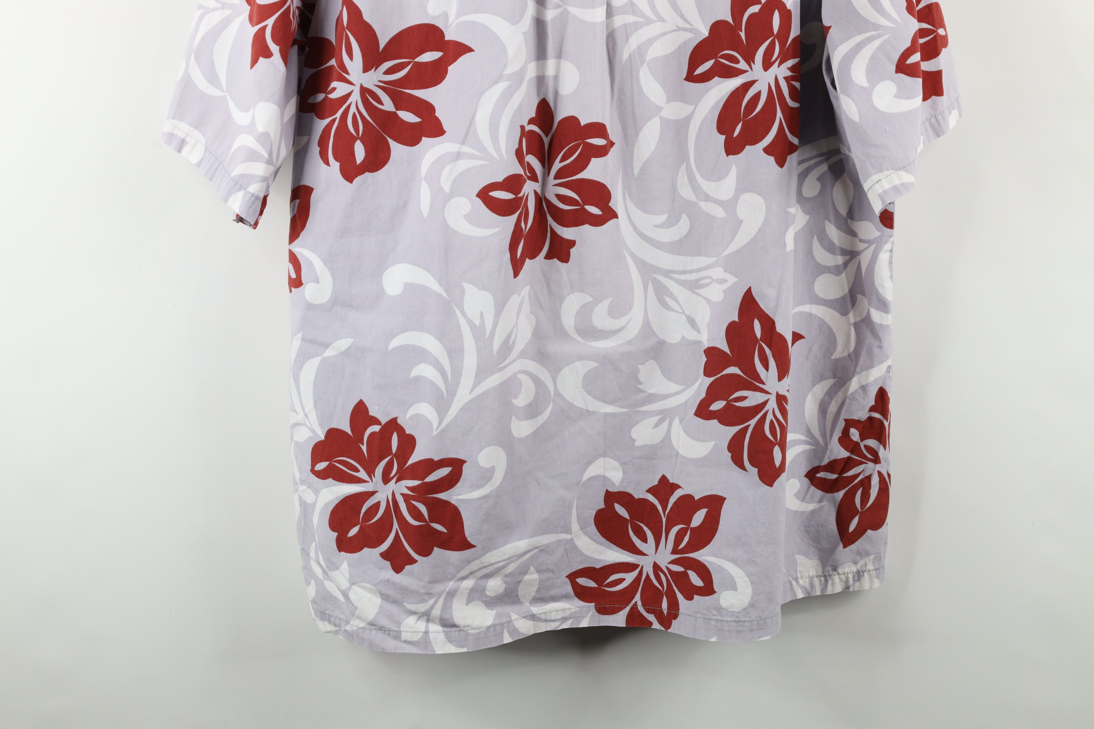 Vintage Vintage 90s Ohio State University Hawaiian Button Shirt Size US XXL / EU 58 / 5 - 15 Thumbnail