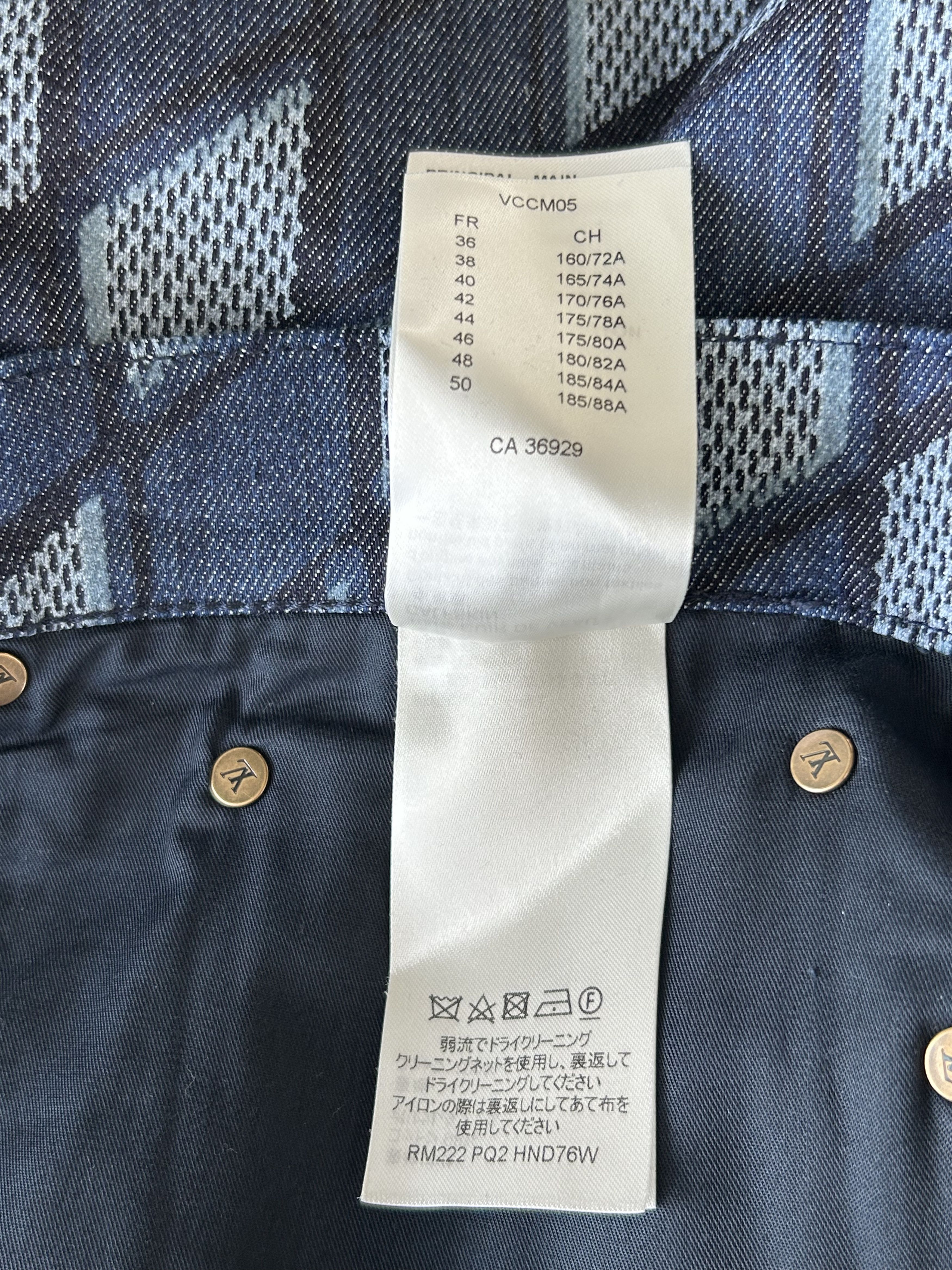 Louis Vuitton Louis Vuitton Blue Checkered Jeans Size US 40 / EU 56 - 5 Thumbnail