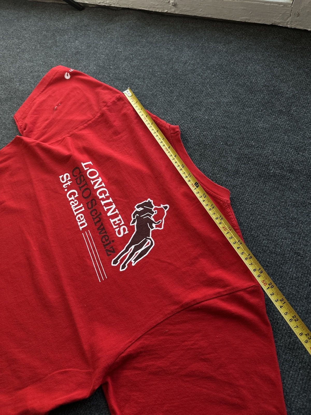 Longines LONGINES 🚨 LUXURY WATCH MEN TEE REITSPORT.CH LOGO Size US L / EU 52-54 / 3 - 19 Thumbnail