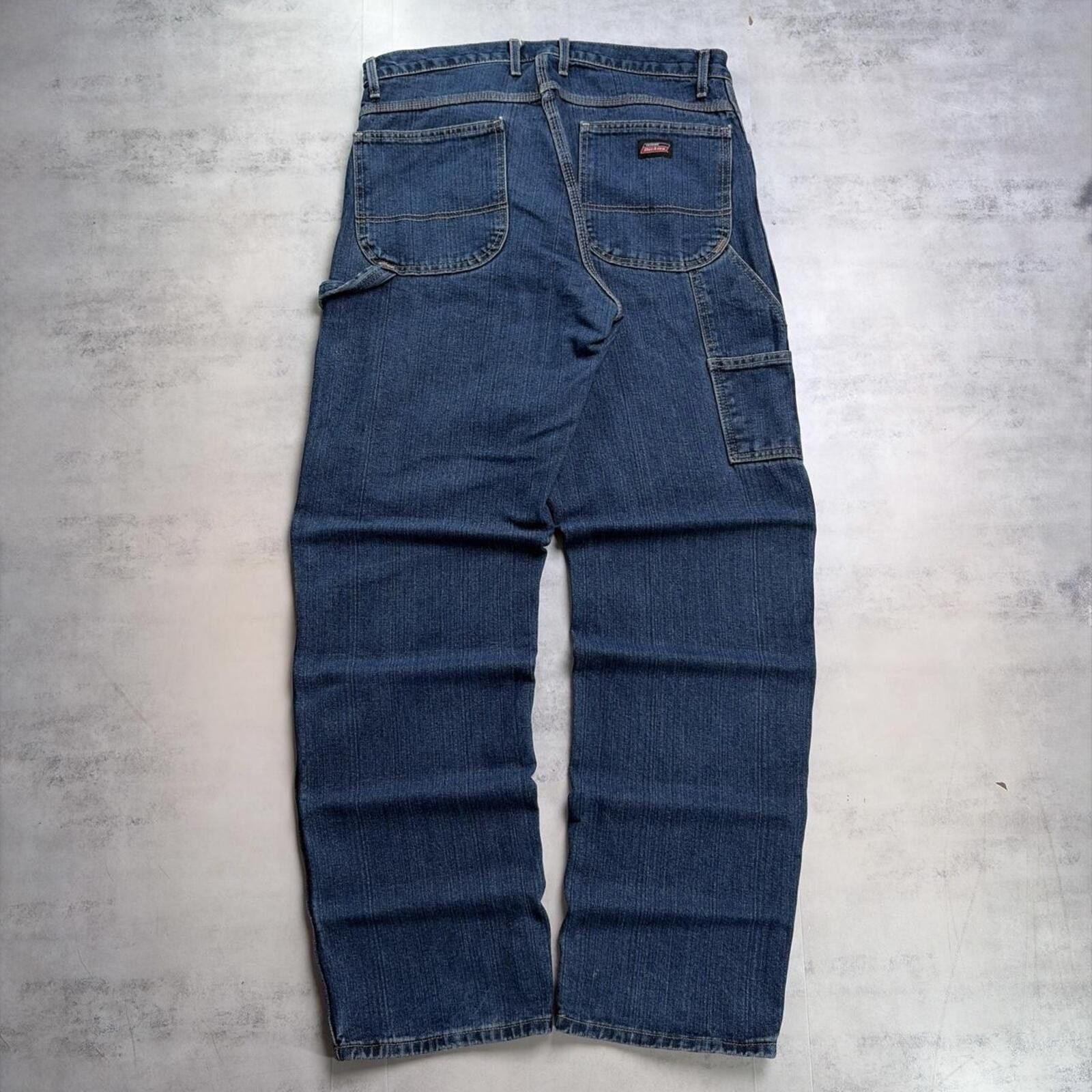 Dickies Y2K Blue Dickies Grunge Carpenter Baggy Skater Denim Jeans Size US 34 / EU 50 - 1 Thumbnail