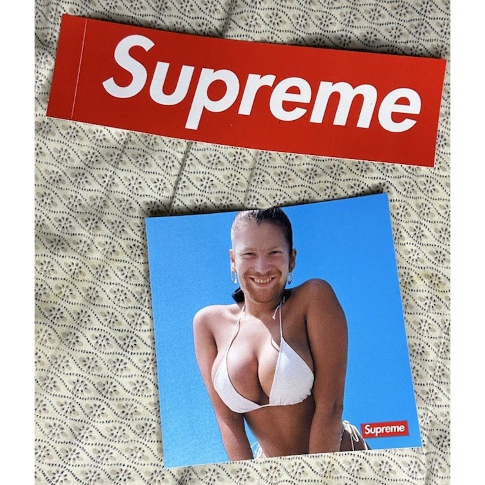 Supreme Supreme / Aphex Twin Windowlicker Football Jersey z& shirt Size US L / EU 52-54 / 3 - 8 Thumbnail