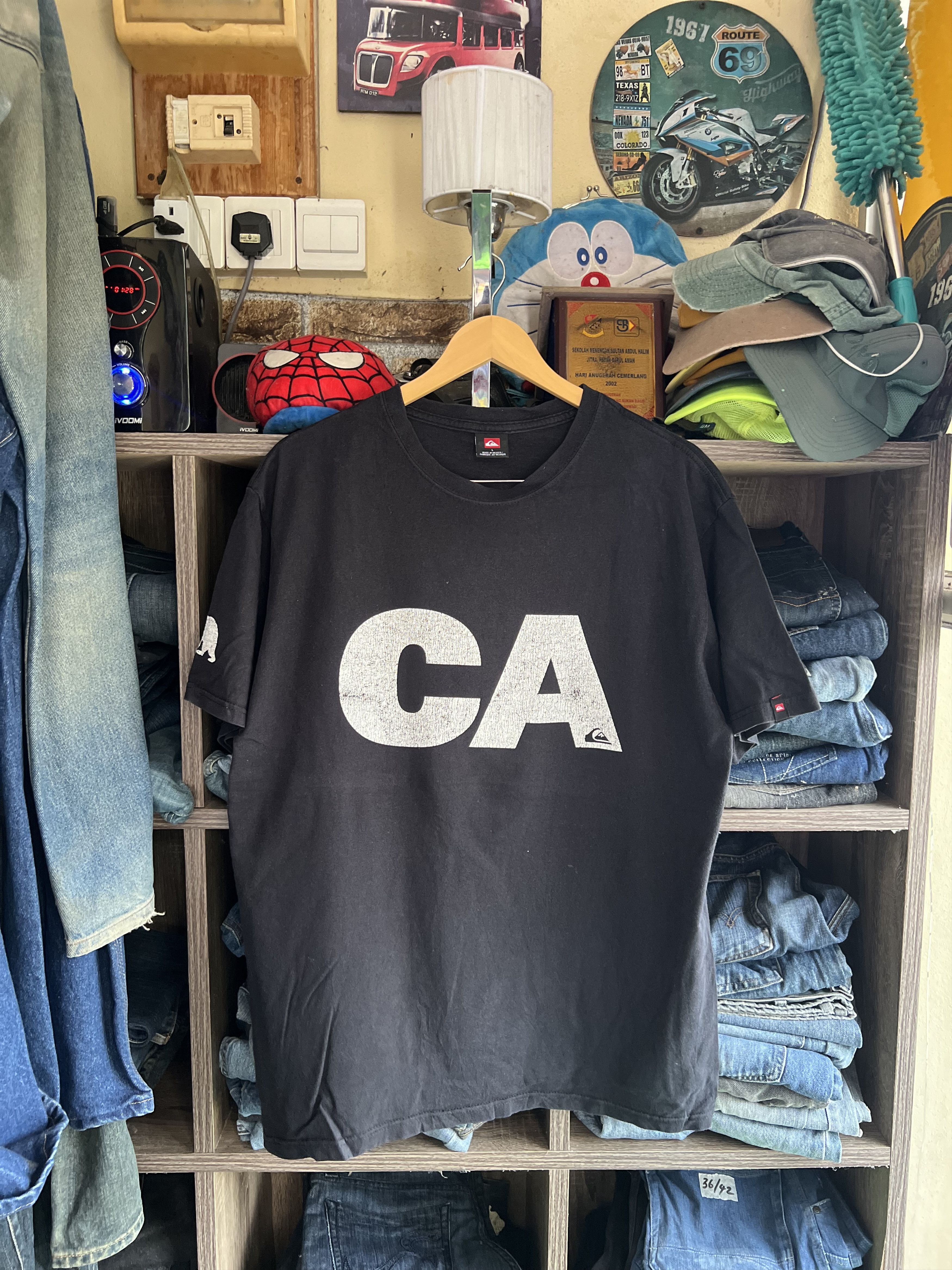 Quiksilver 🔥Vintage Quiksilver CA Tee Size US L / EU 52-54 / 3 - 11 Thumbnail