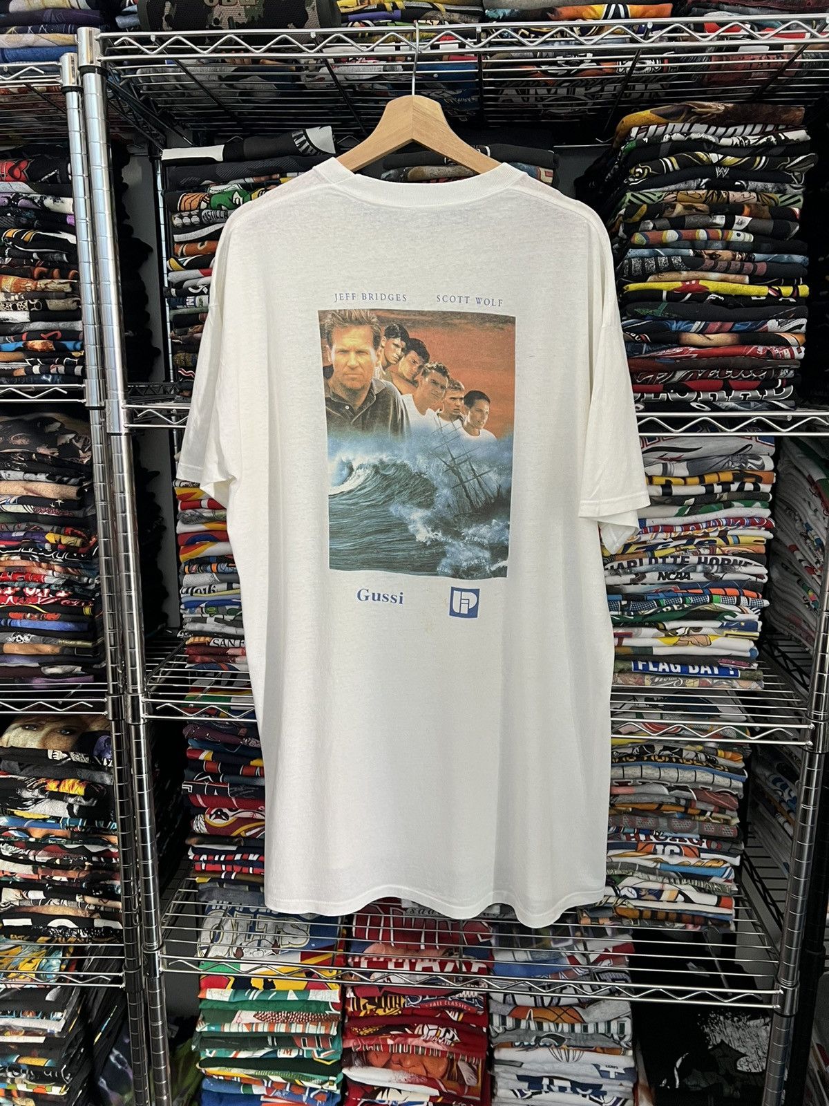 Vintage 1996 White Squall Spanish Promo Movie Ridley Scott Tee Size US XXL / EU 58 / 5 - 4 Thumbnail