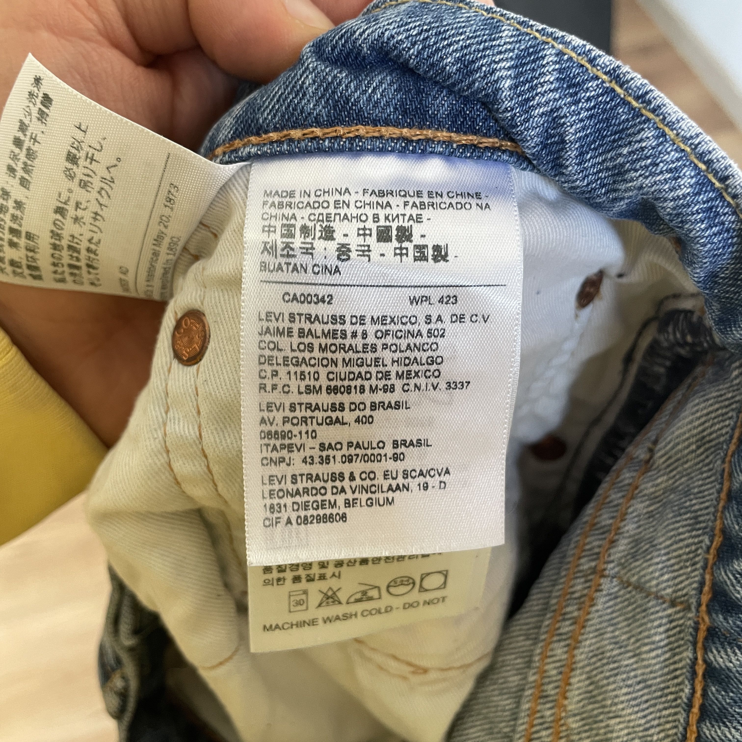 Levi's Levi's 502 Patchwork Denim Size 34x32 Size US 34 / EU 50 - 11 Thumbnail