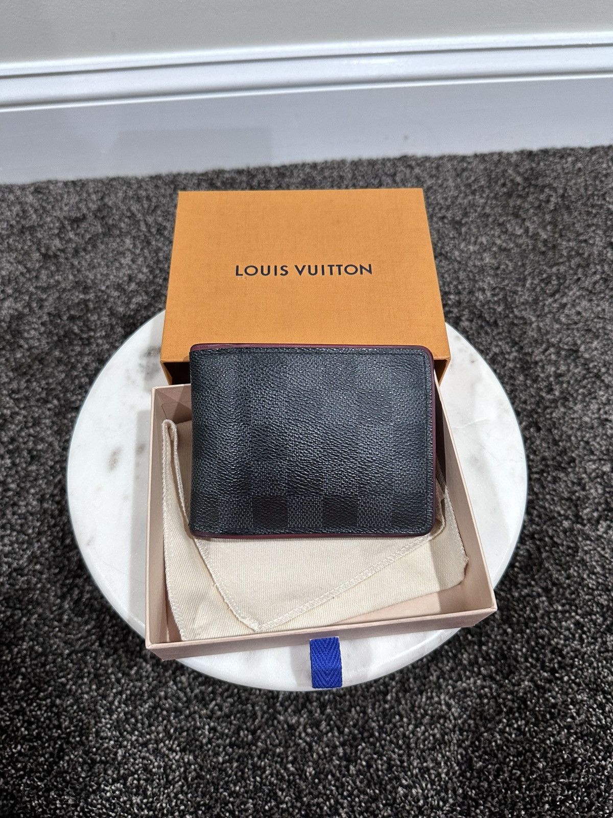 Louis Vuitton Louis Vuitton Black Graphite Damier Multiple Bifold Wallet Size ONE SIZE - 8 Thumbnail