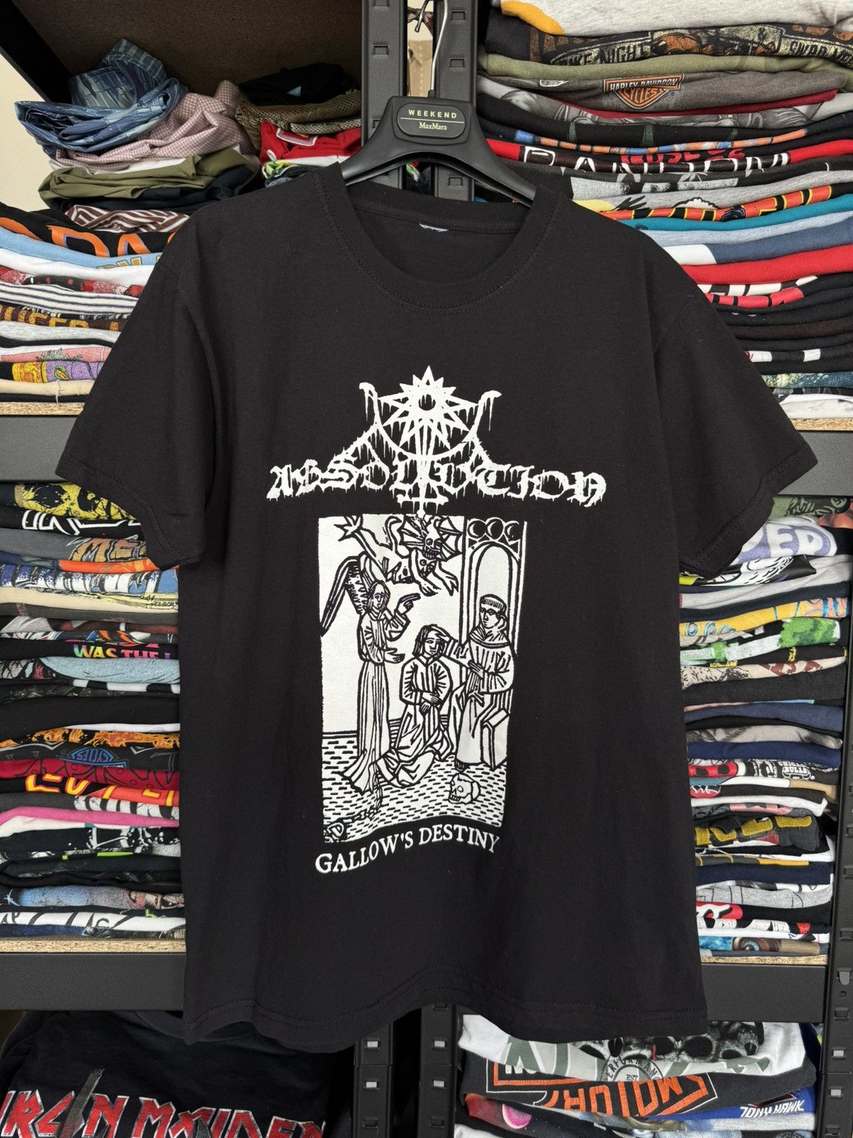 Vintage Gallows destiny black tee Avant Garde Size US M / EU 48-50 / 2 - 1 Thumbnail