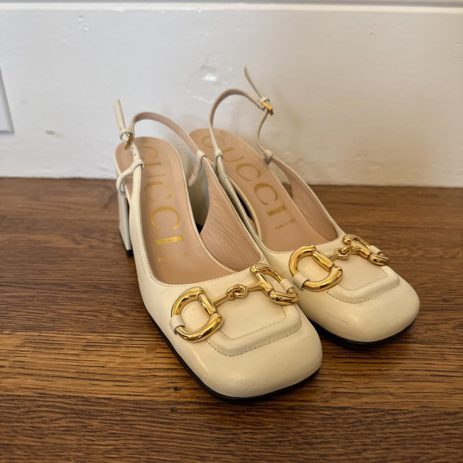 Gucci Gucci horsebit Leather Sandals,size 35.5 Size US 5.5 / IT 35.5 - 1 Thumbnail