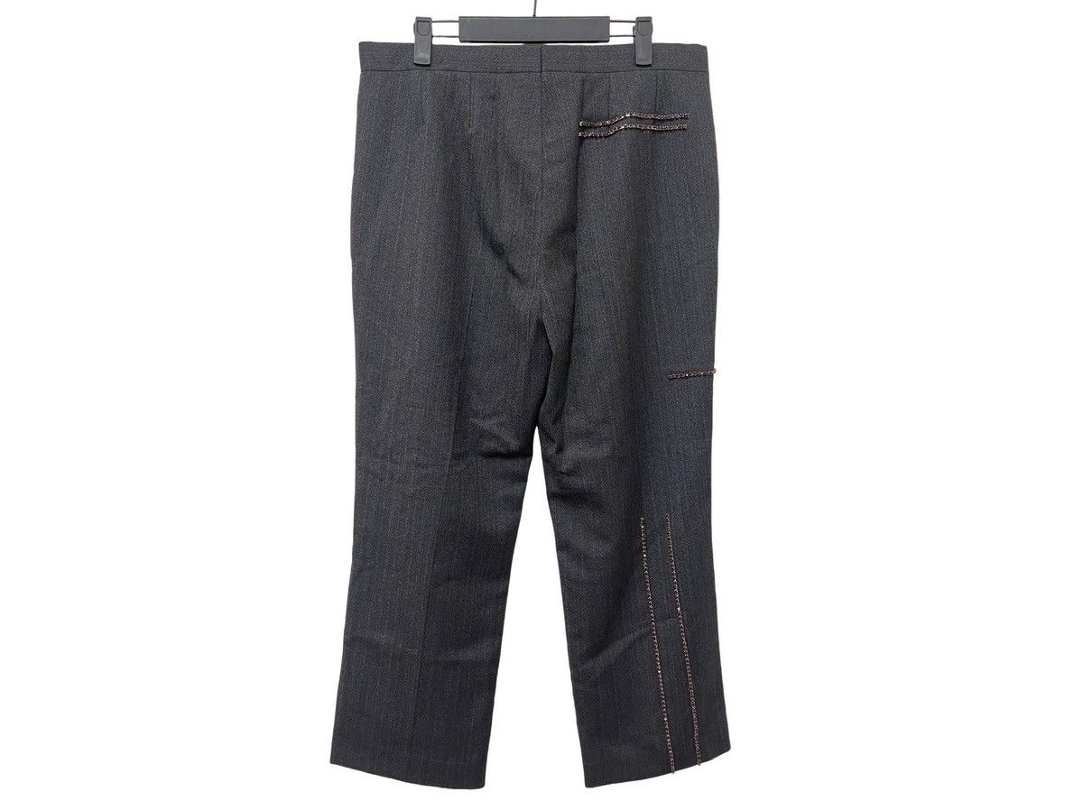 Raf Simons Raf Simons 19SS Crystal Wool Trousers Size US 34 / EU 50 - 2 Thumbnail